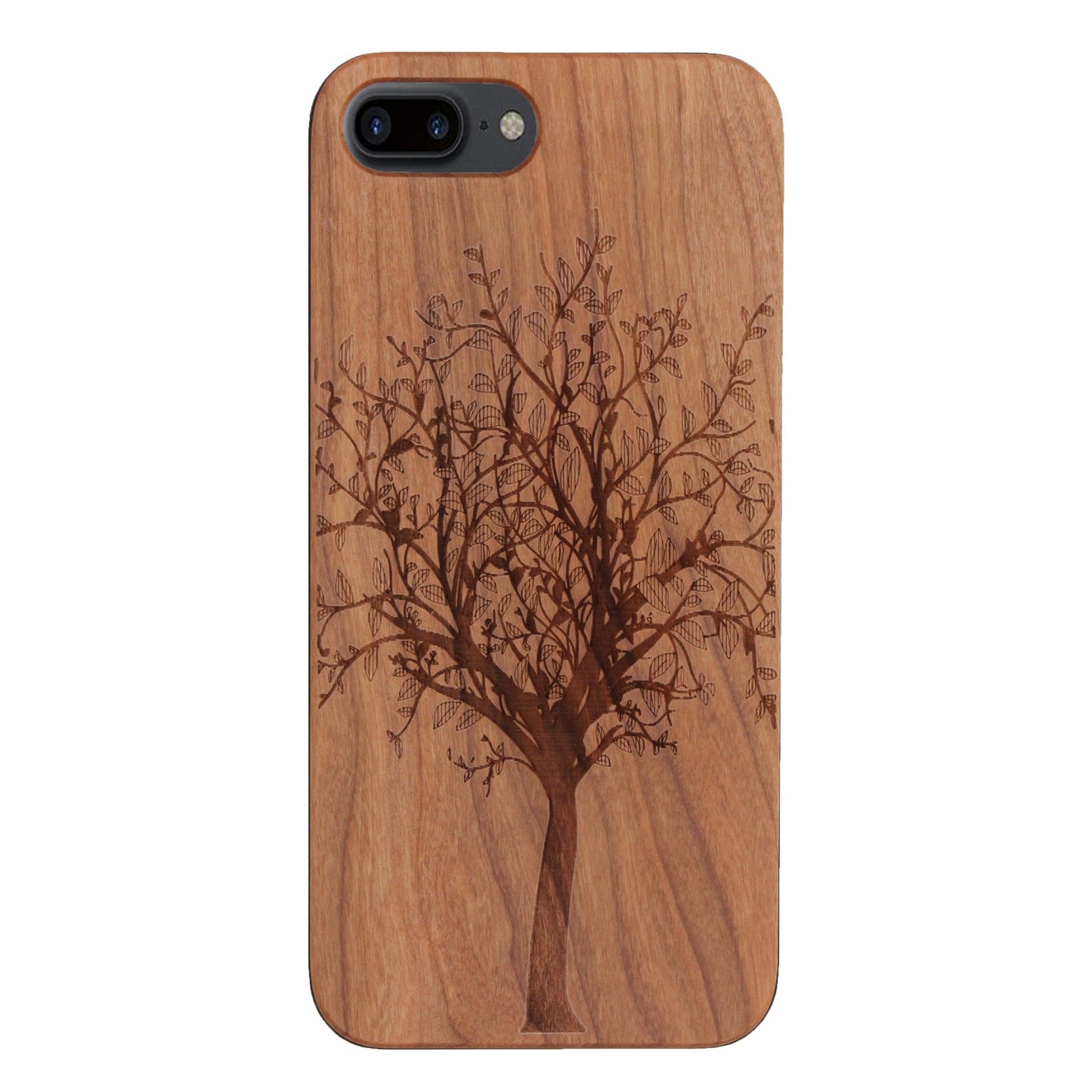 Coque Eden Tree of Life en bois de cerisier pour iPhone 6/6S/7/8 Plus