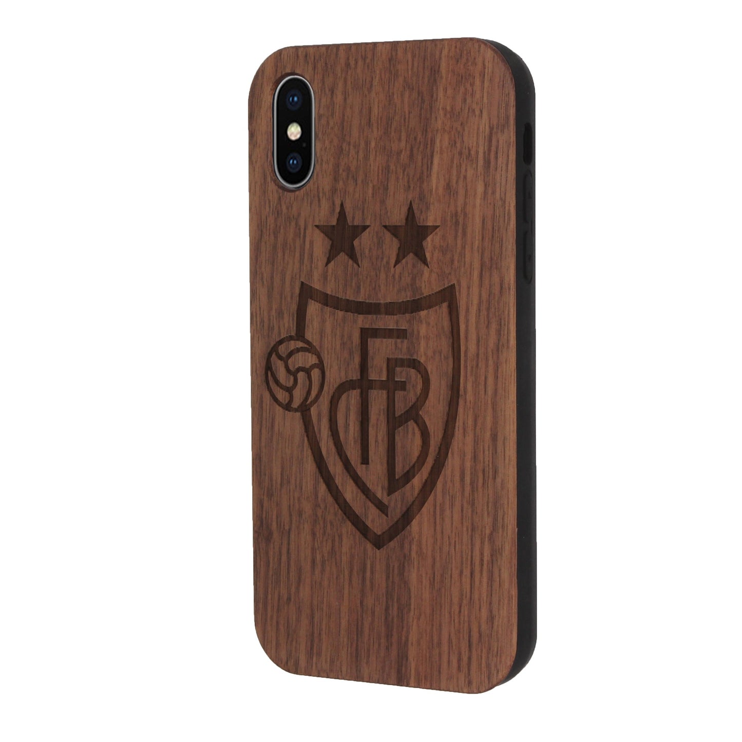 FCB Eden Case aus Nussbaumholz für iPhone XS Max