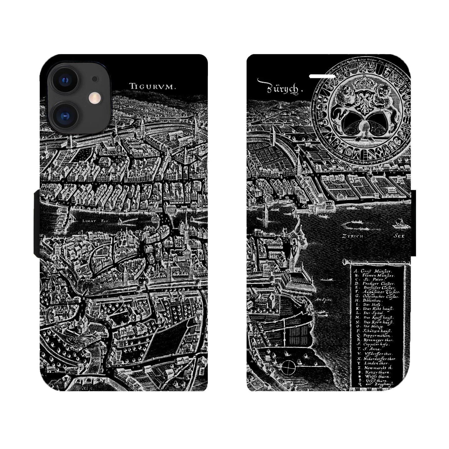 Coque Zurich Merian Negative Victor pour iPhone 11