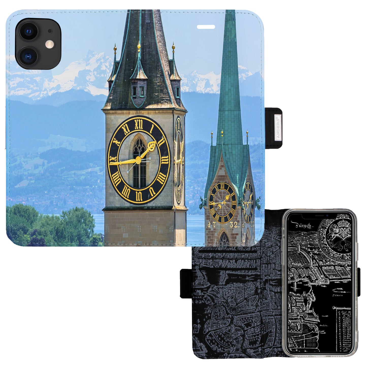 Coque iPhone 11 Zurich City St. Peter Fraumünster Victor