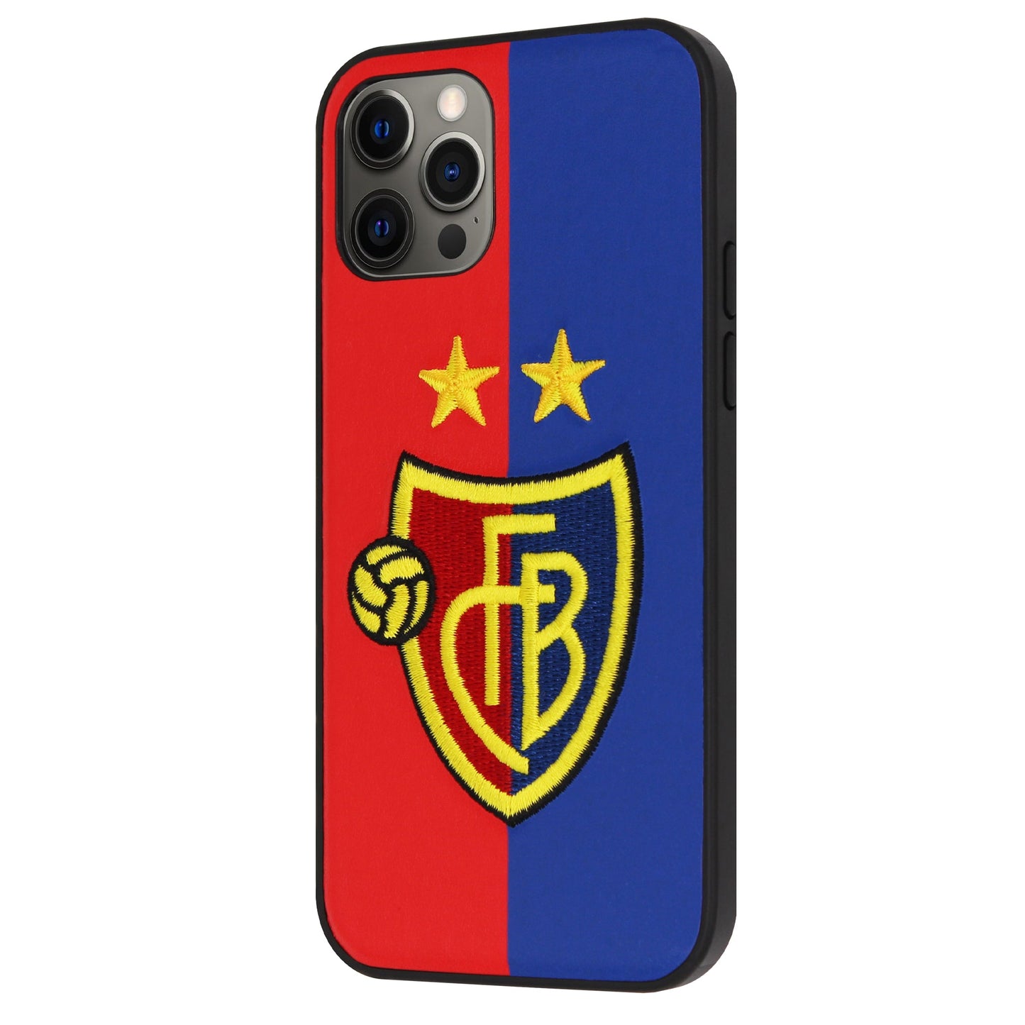 FCB rot / blau Stitch Case für iPhone 12/12 Pro