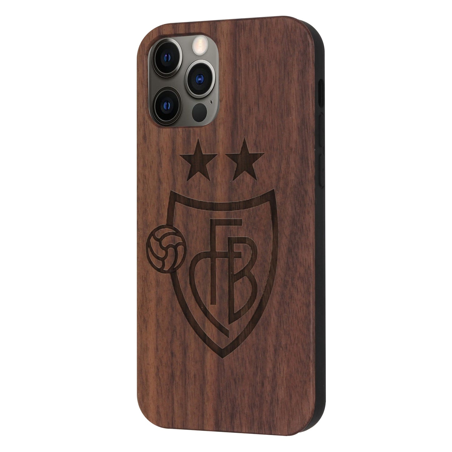 FCB Eden Case aus Nussbaumholz für iPhone 12/12 Pro