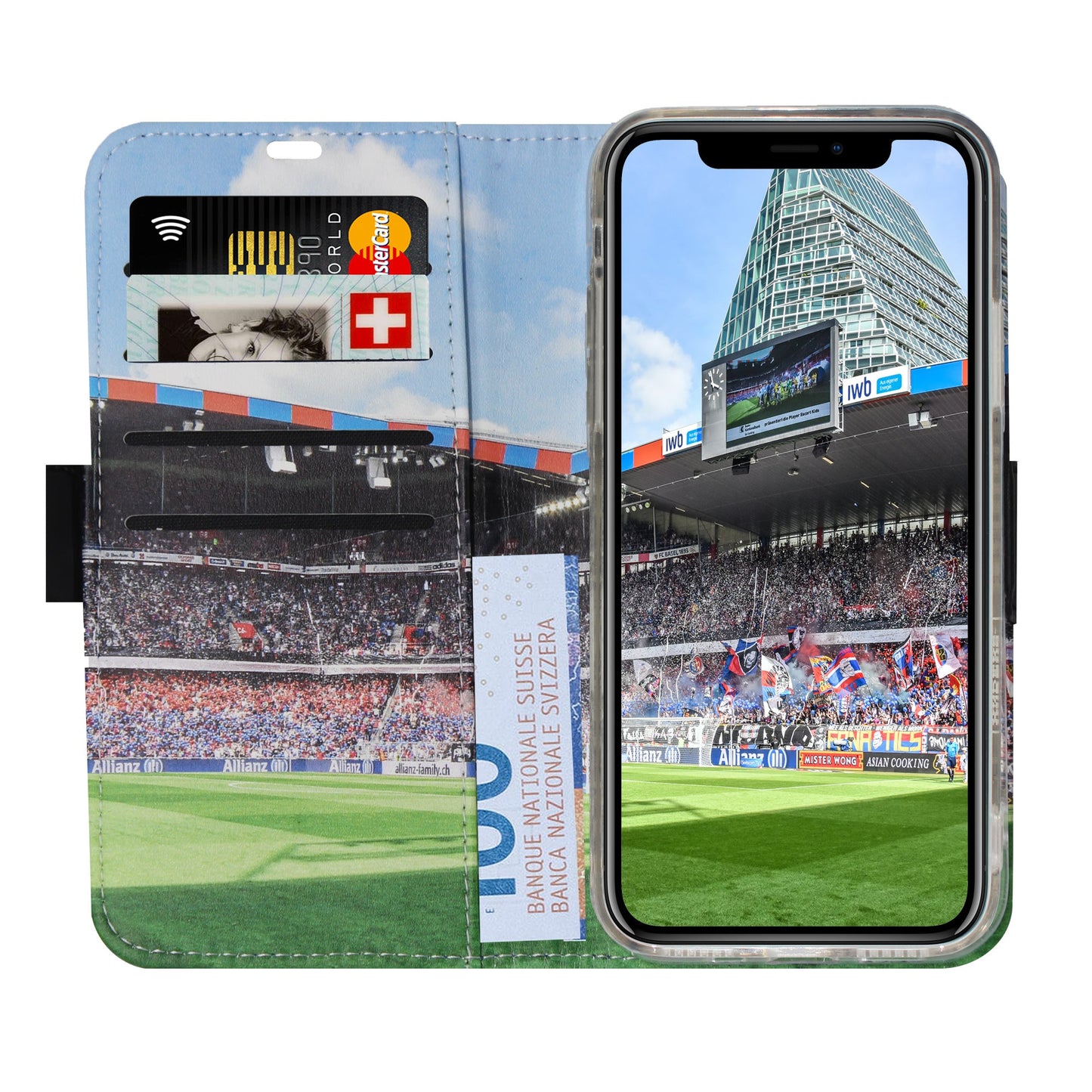 Coque Victor FCB Rouge / Bleue pour iPhone 12 Pro Max