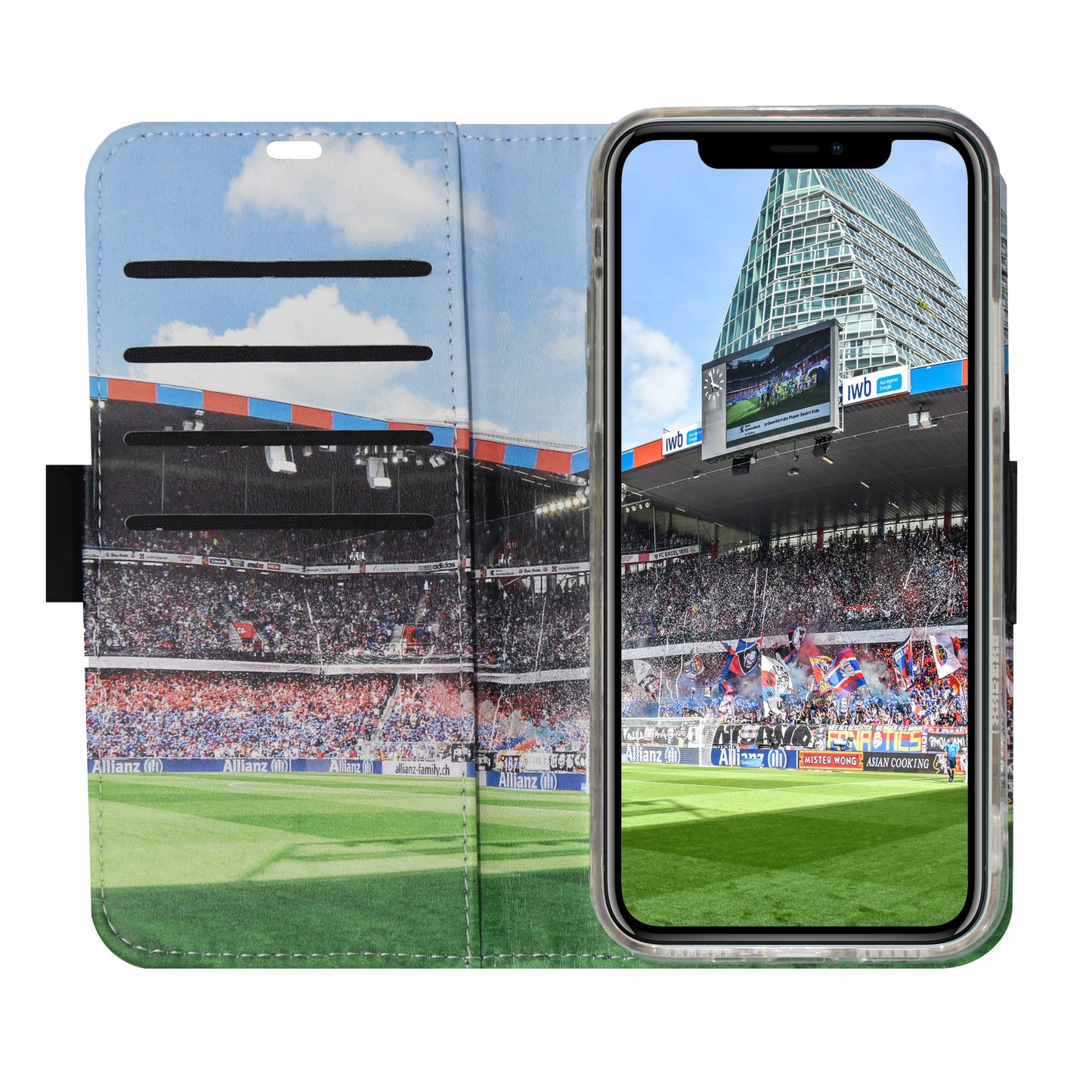 FCB rot / blau Victor Case für iPhone 12/12 Pro