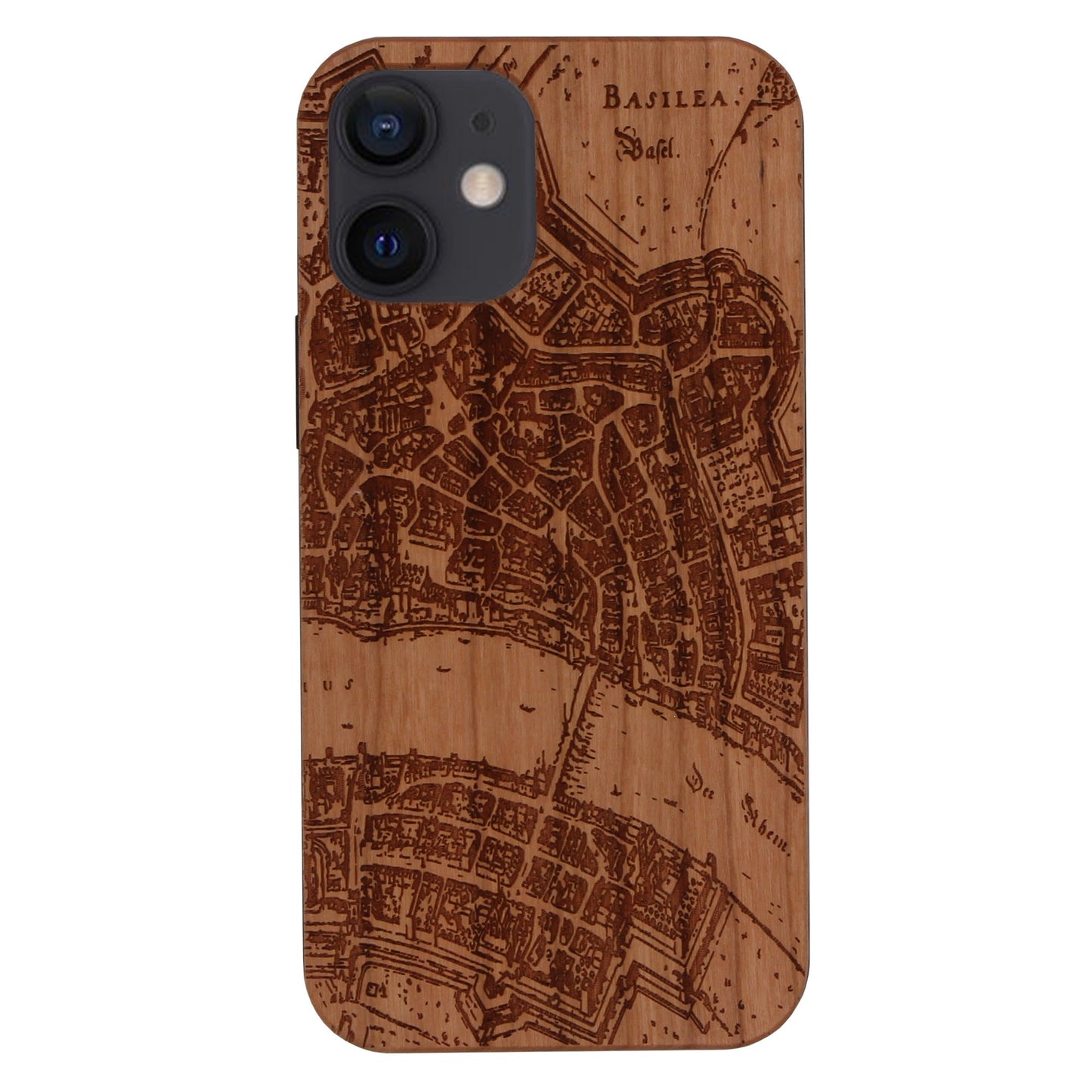 Basel Merian Eden Case aus Kirschholz für iPhone und Samsung