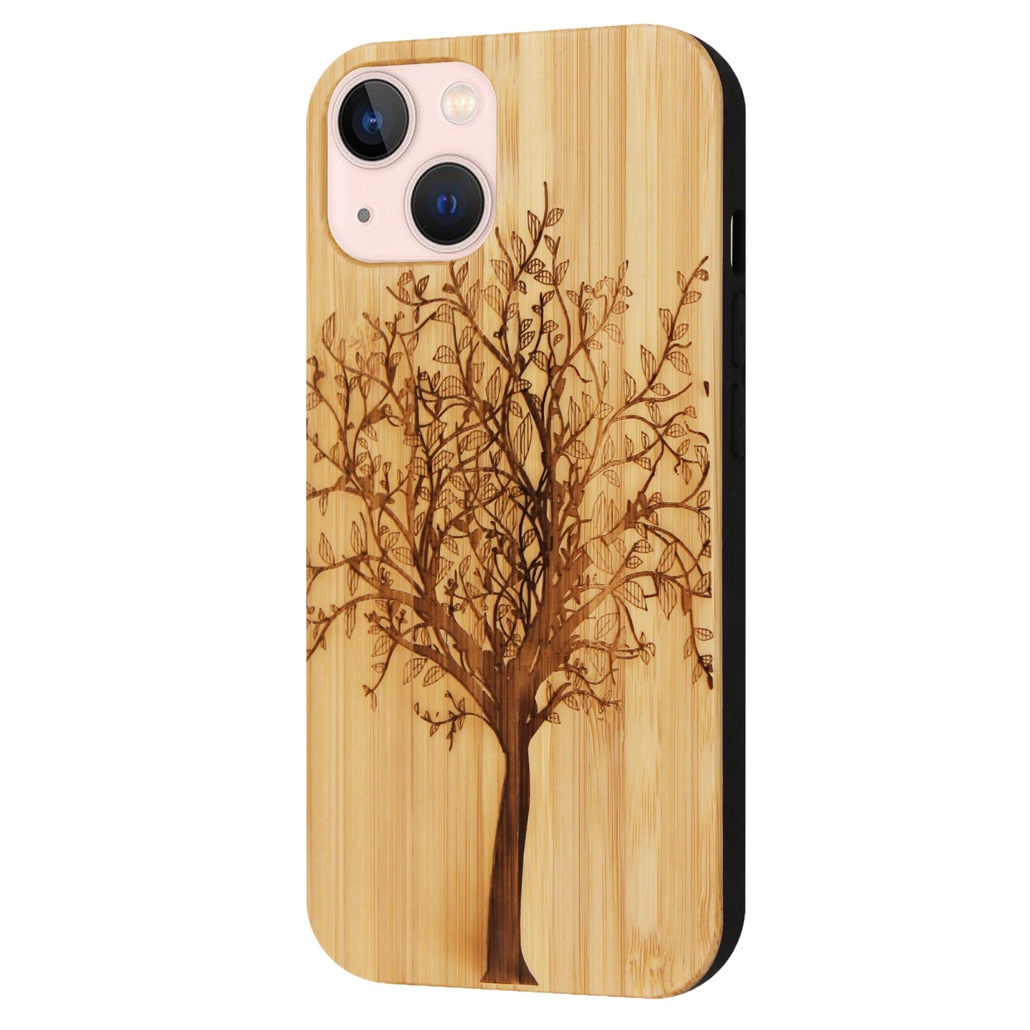Coque en bambou Arbre de Vie Eden pour iPhone 13/14