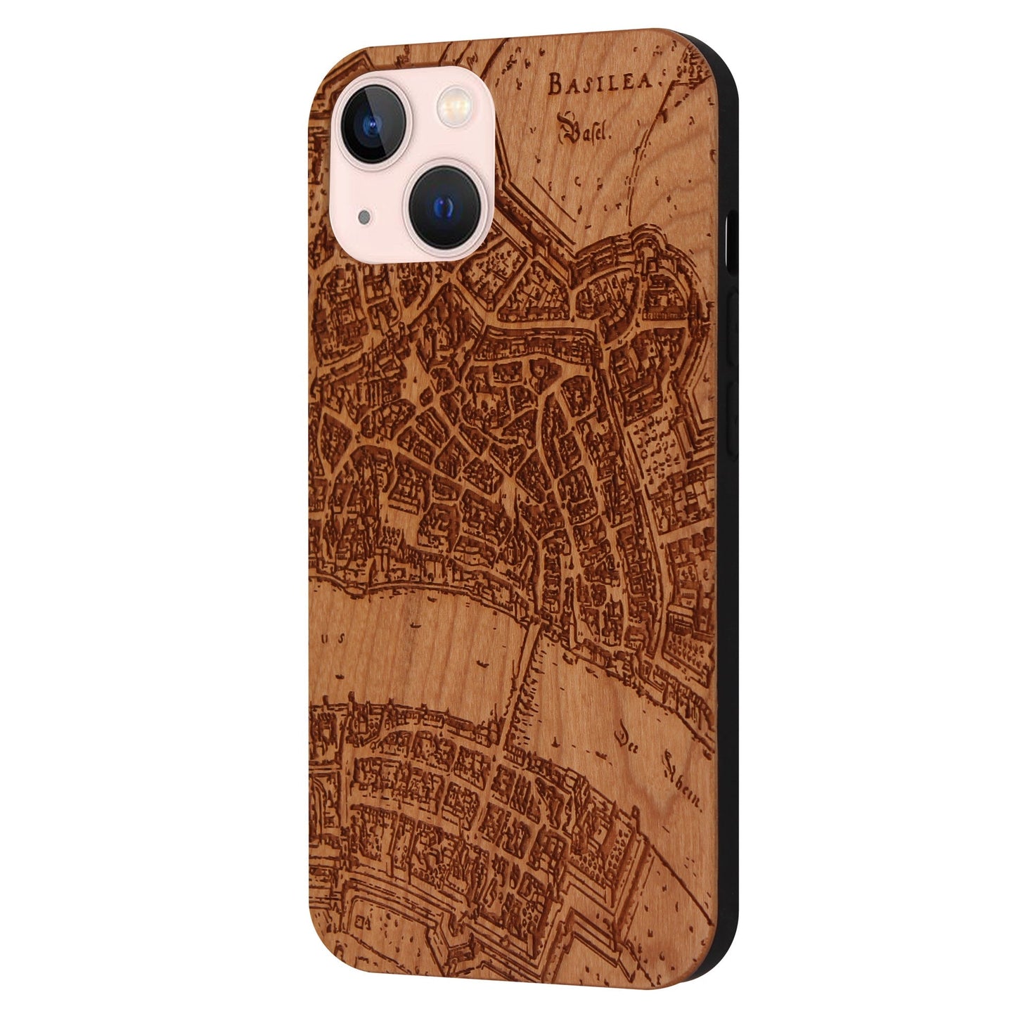 Basel Merian Eden Case aus Kirschholz für iPhone 13 Mini