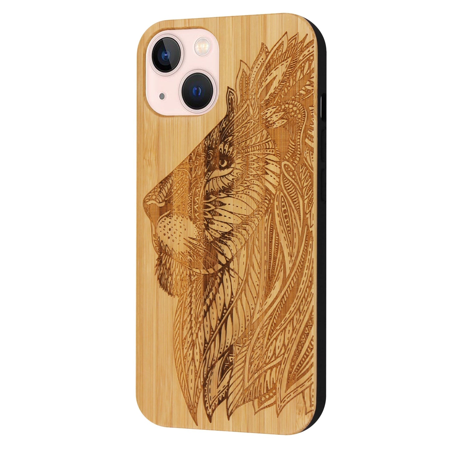 Löwe Eden Case aus Bambus für iPhone 14 Plus