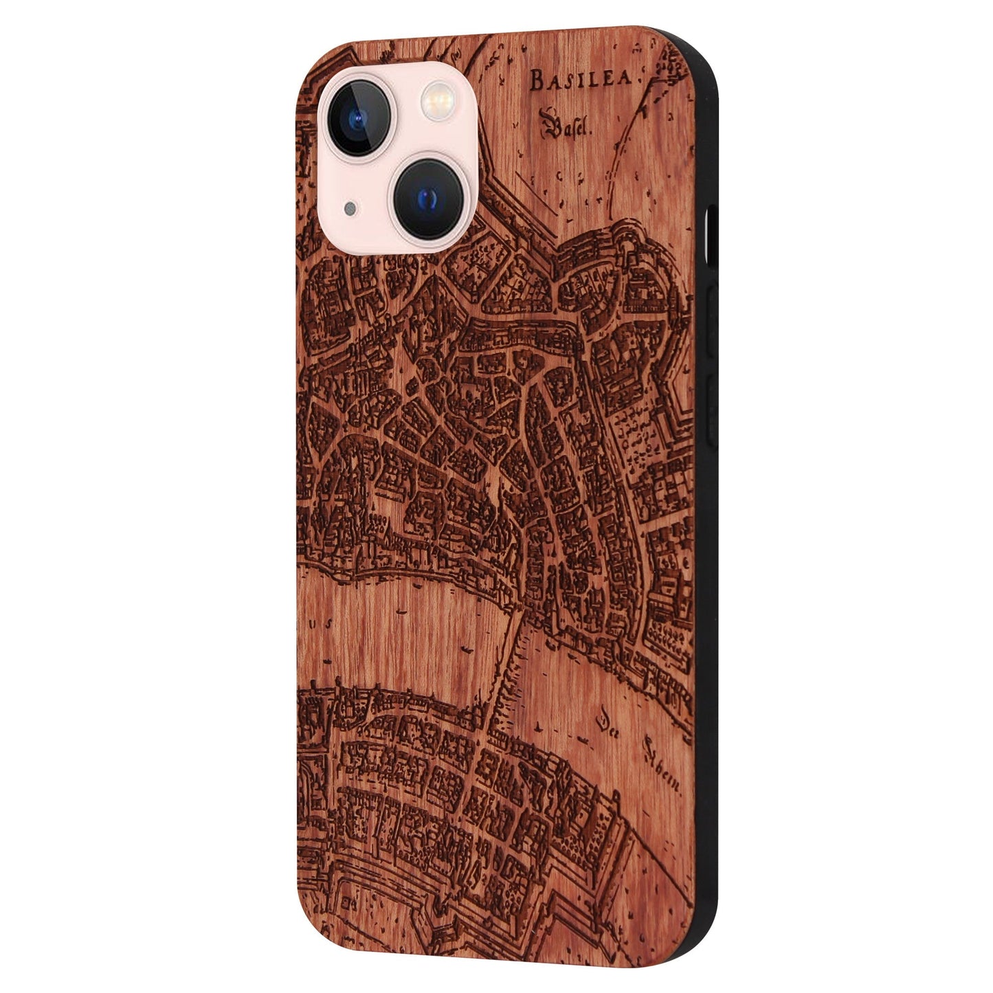 Basel Merian Eden Case aus Rosenholz für iPhone 13 Mini