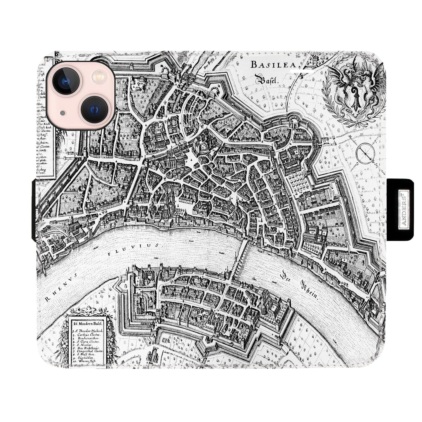Basel Merian Victor Case for iPhone 13 Mini