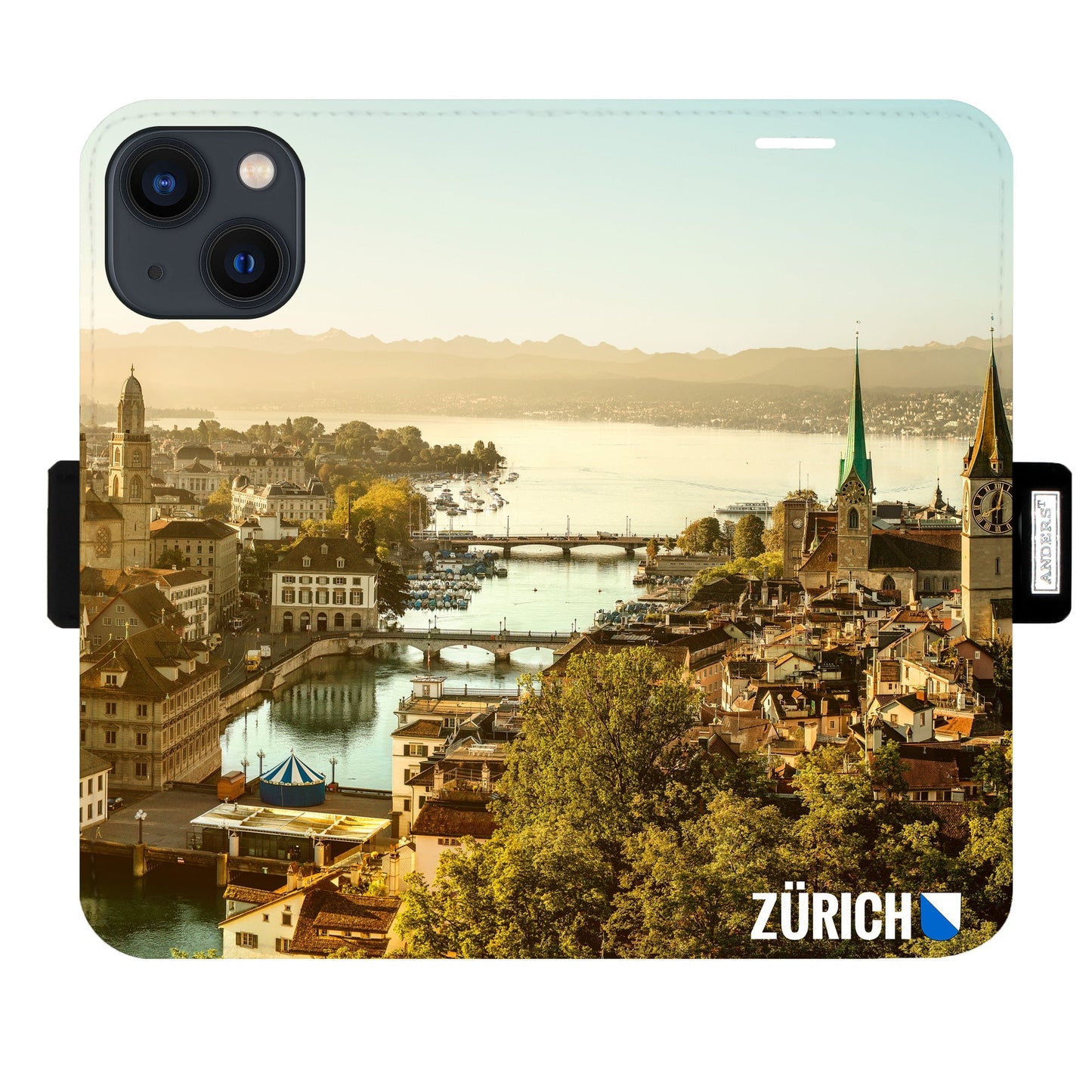 Zurich City from Above Victor Case for iPhone 13/14