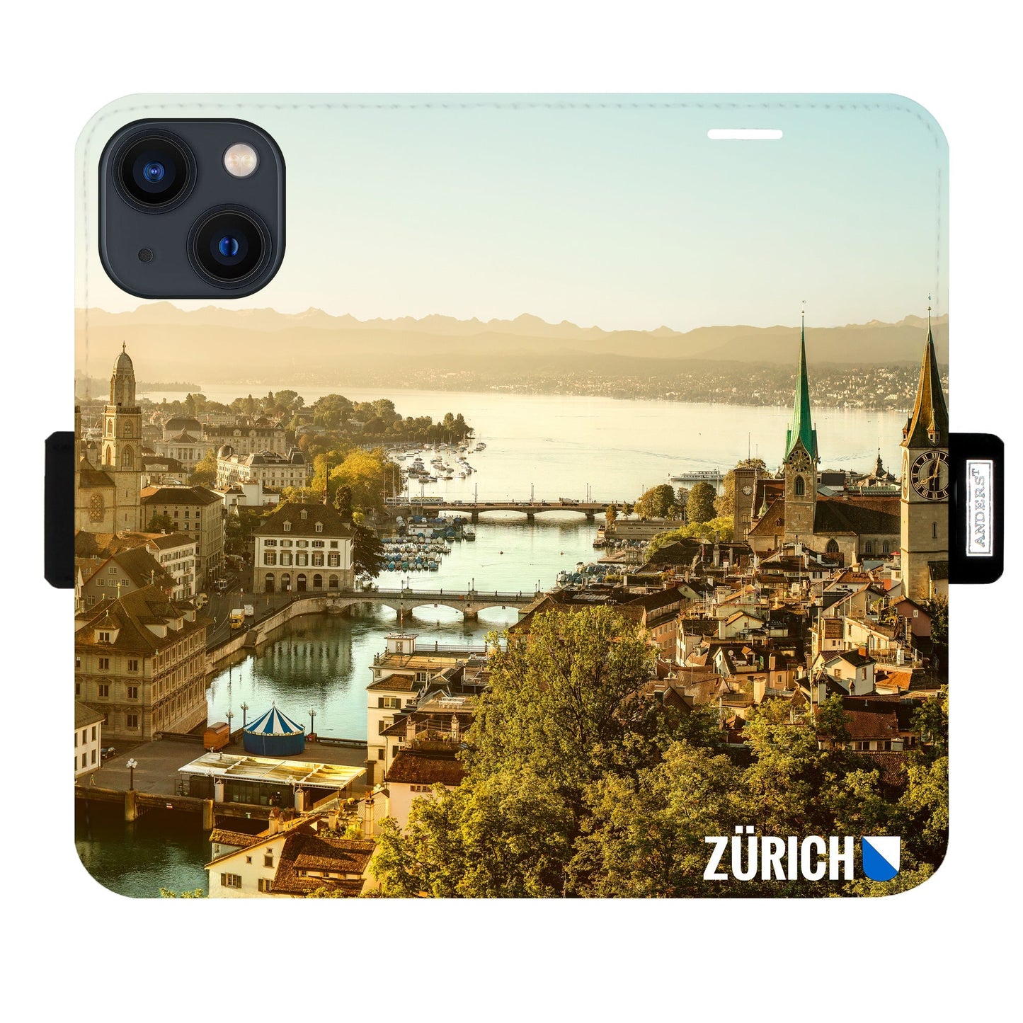 Zürich City von Oben Victor Case für iPhone 13/14