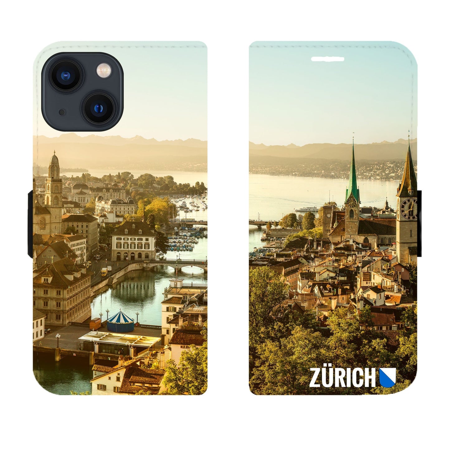 Zurich City from Above Victor Case for iPhone 13/14