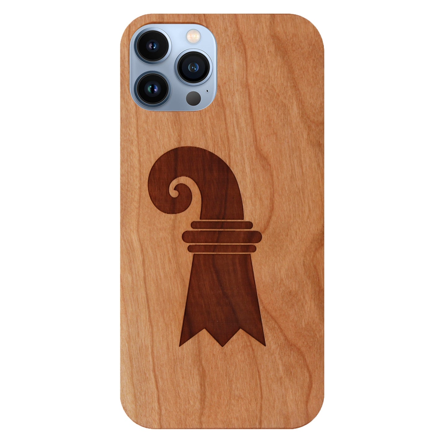 Baslerstab Eden case made of cherry wood for iPhone 14 Pro Max