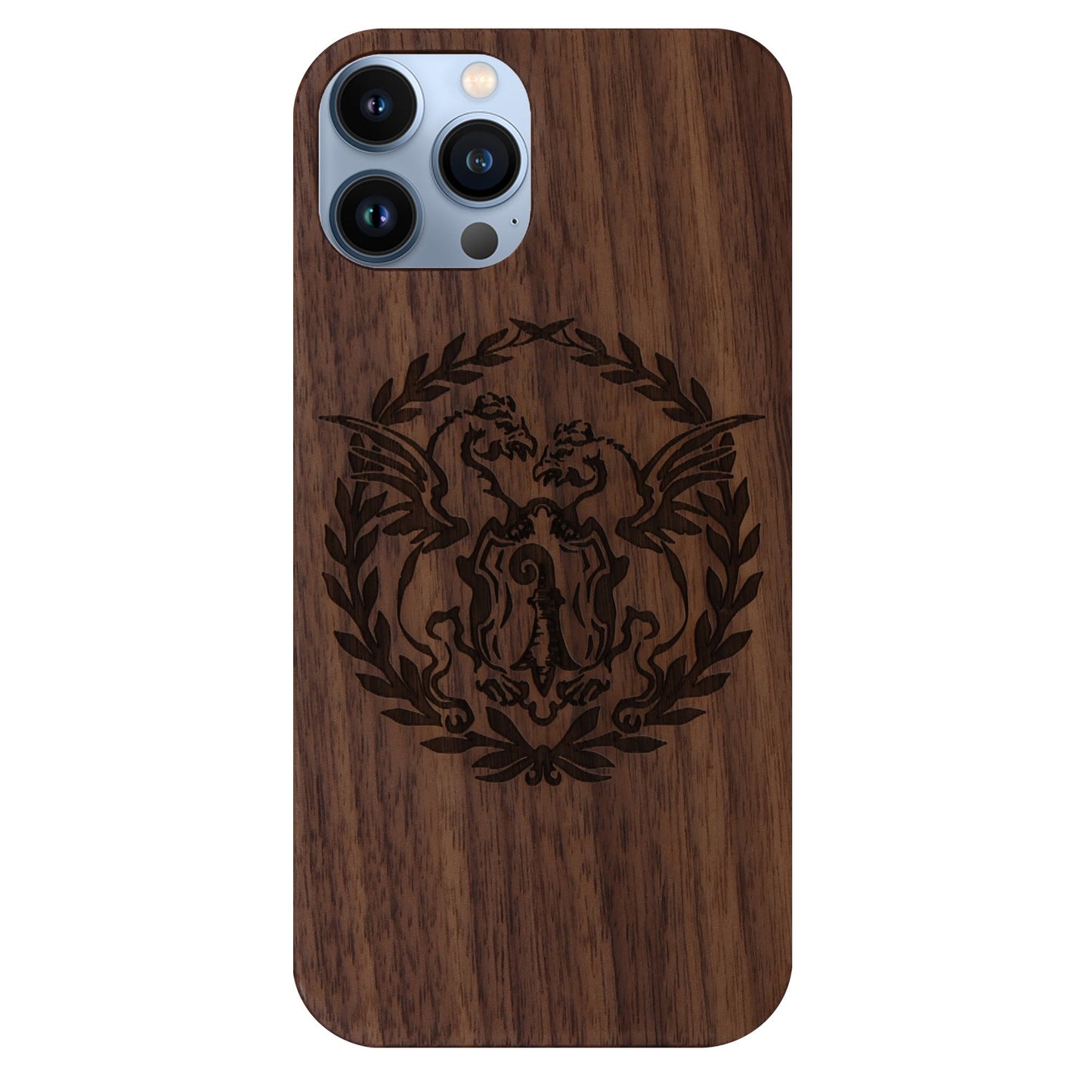 Coque Basilisk Eden en bois de noyer pour iPhone 13 Pro Max