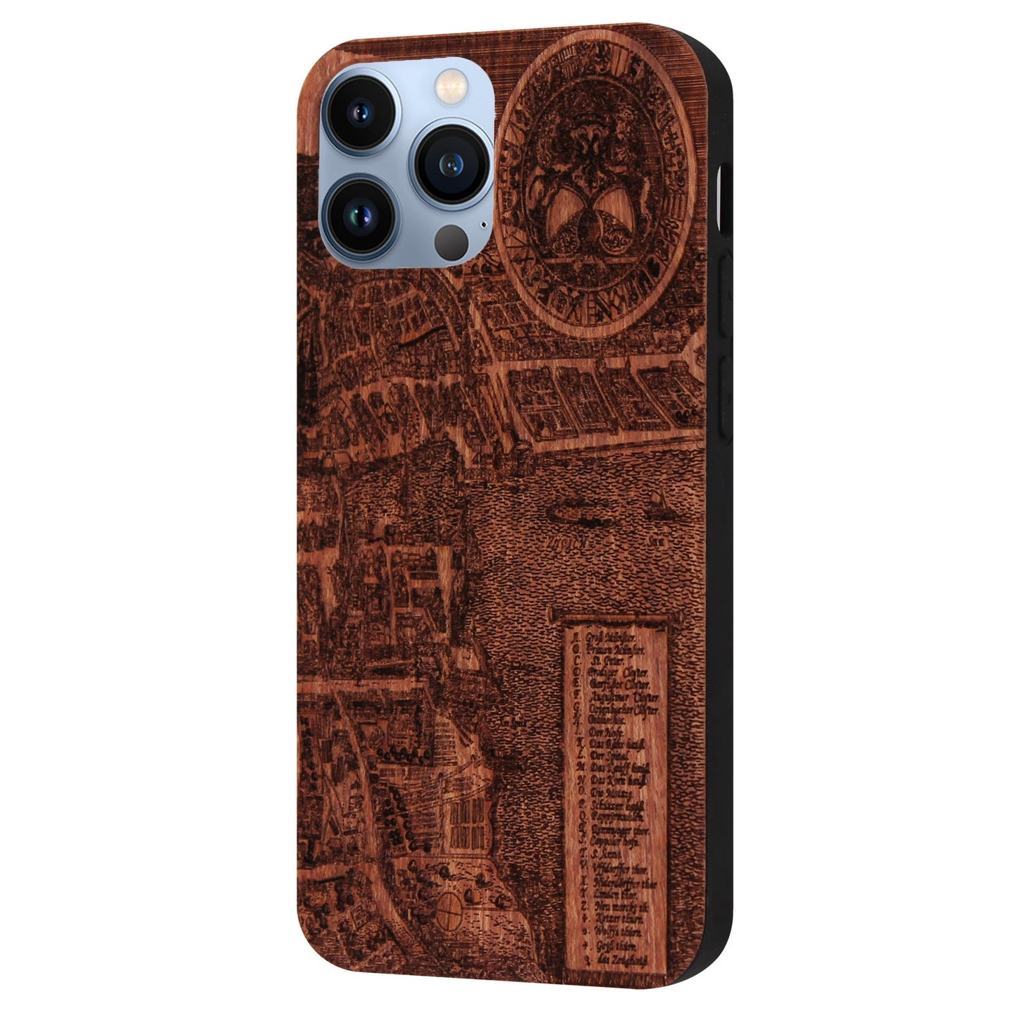 Zürich Merian Eden Case aus Rosenholz für iPhone 13 Pro Max