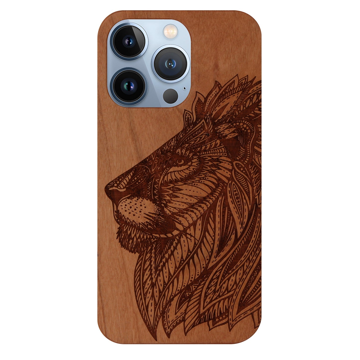 Löwe Eden Case aus Kirschholz für iPhone 13 Pro