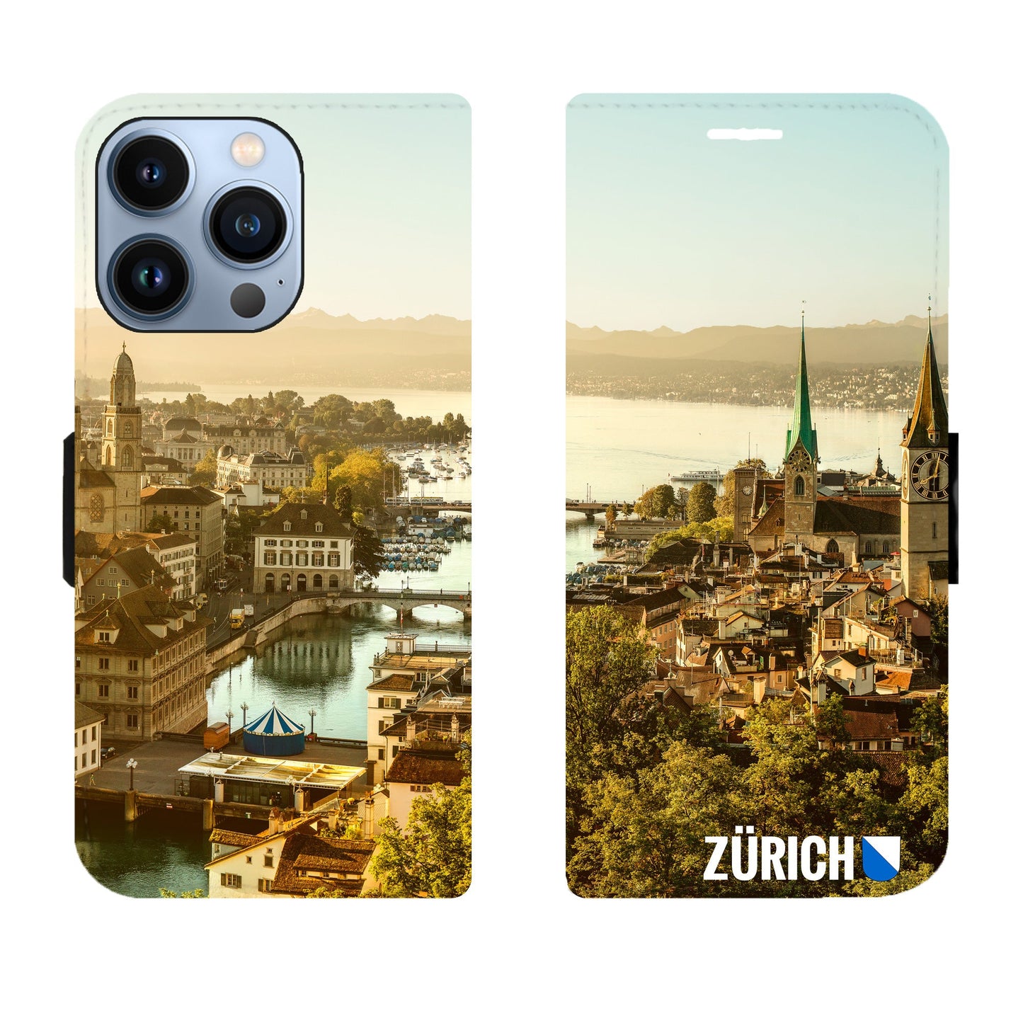 Zurich City from Above Victor Case for iPhone 13 Pro
