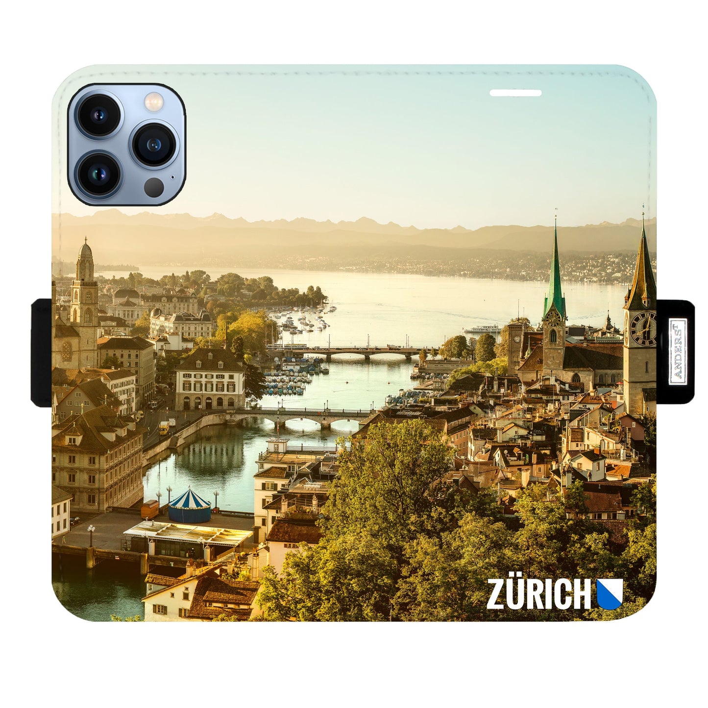 Zürich City von Oben Victor Case für iPhone 13 Pro Max