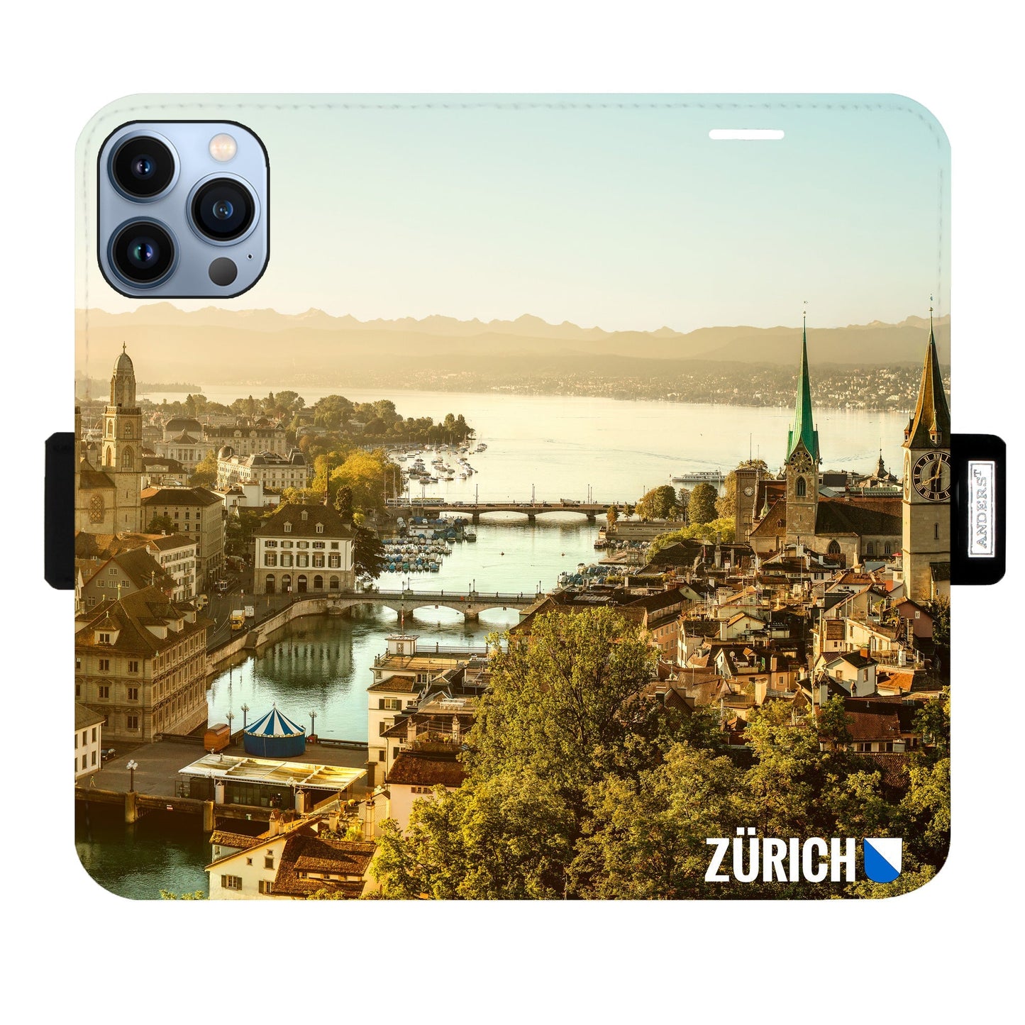 Zürich City von Oben Victor Case für iPhone 14 Pro Max