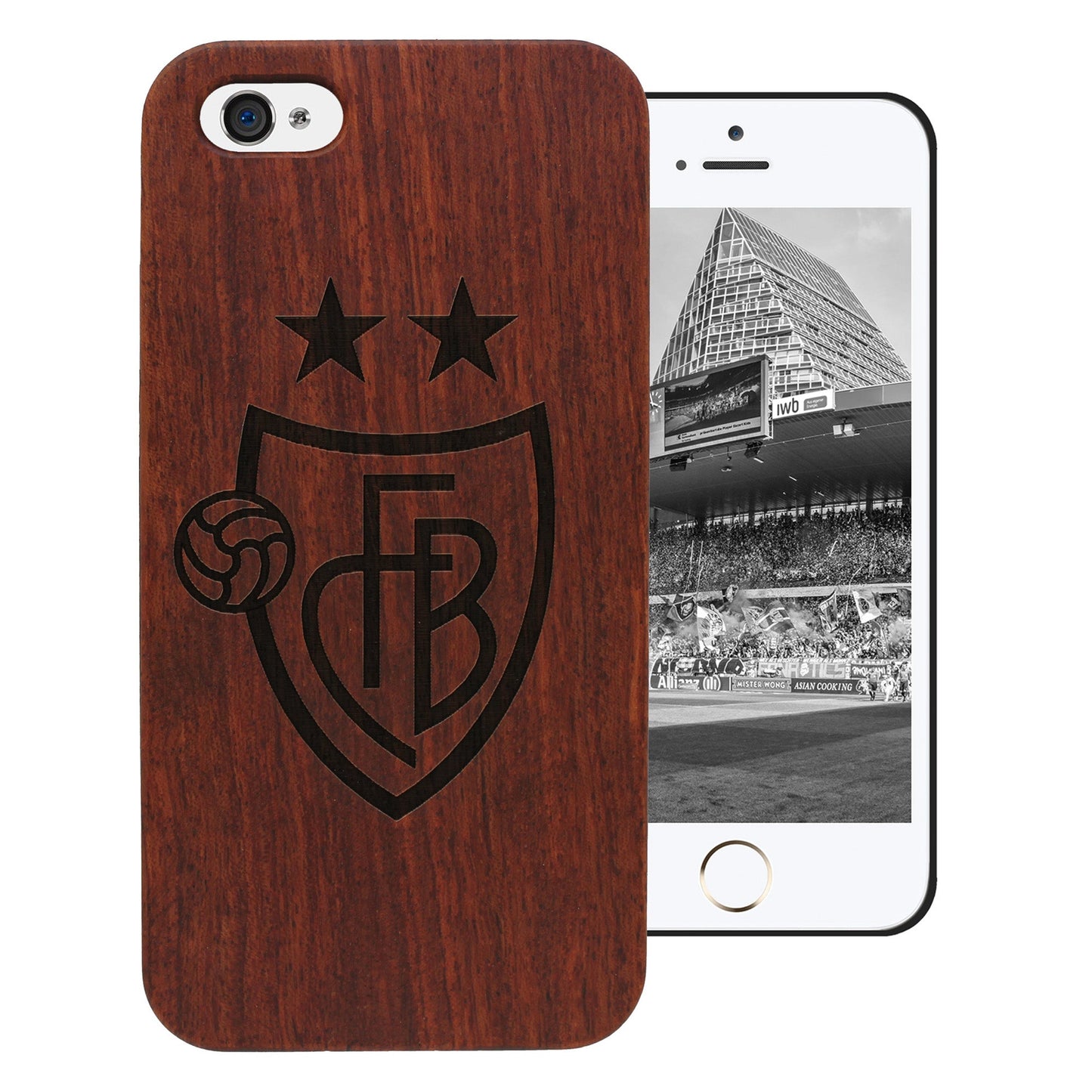 FCB Eden Case aus Rosenholz für iPhone 5/5S/SE 1