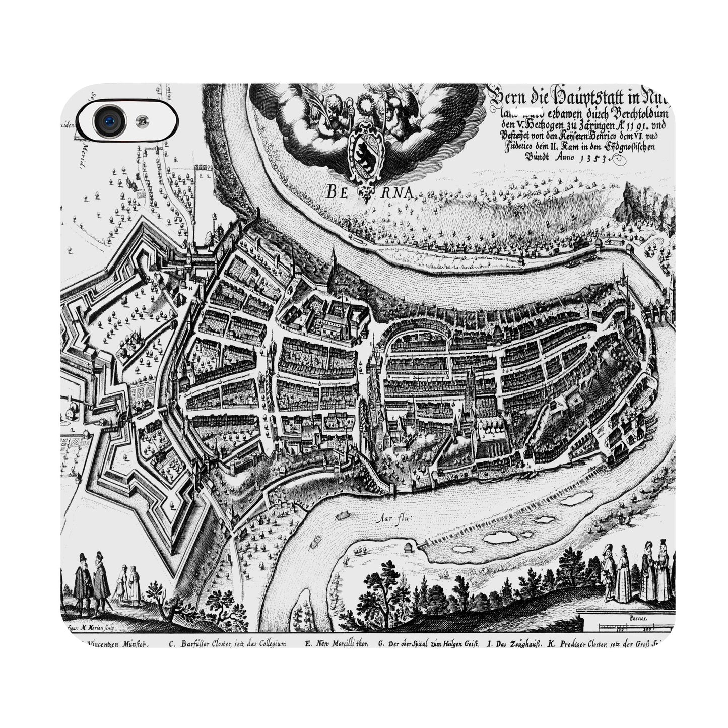 Coque Bern Merian Panorama pour iPhone 5/5S/SE 1
