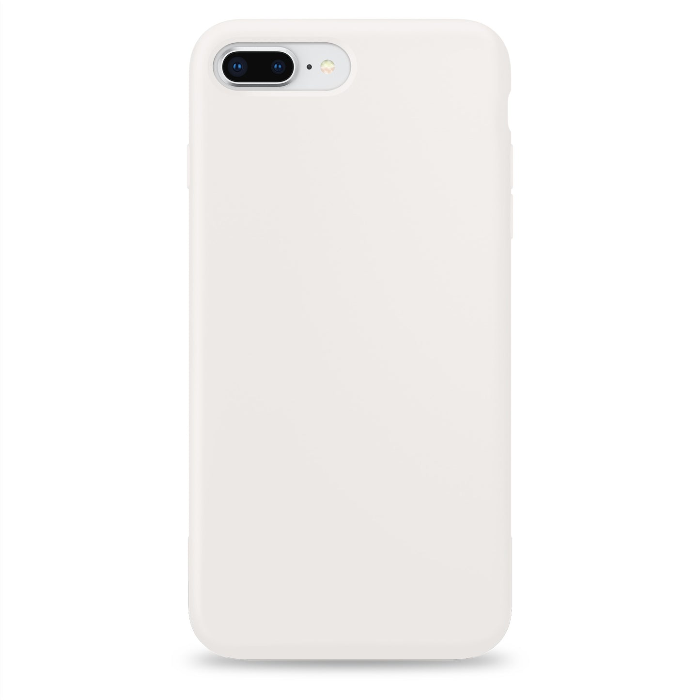 White silicone case for iPhone and Samsung
