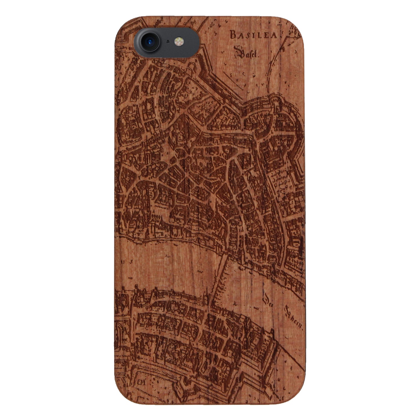Basel Merian Eden Case aus Kirschholz für iPhone und Samsung