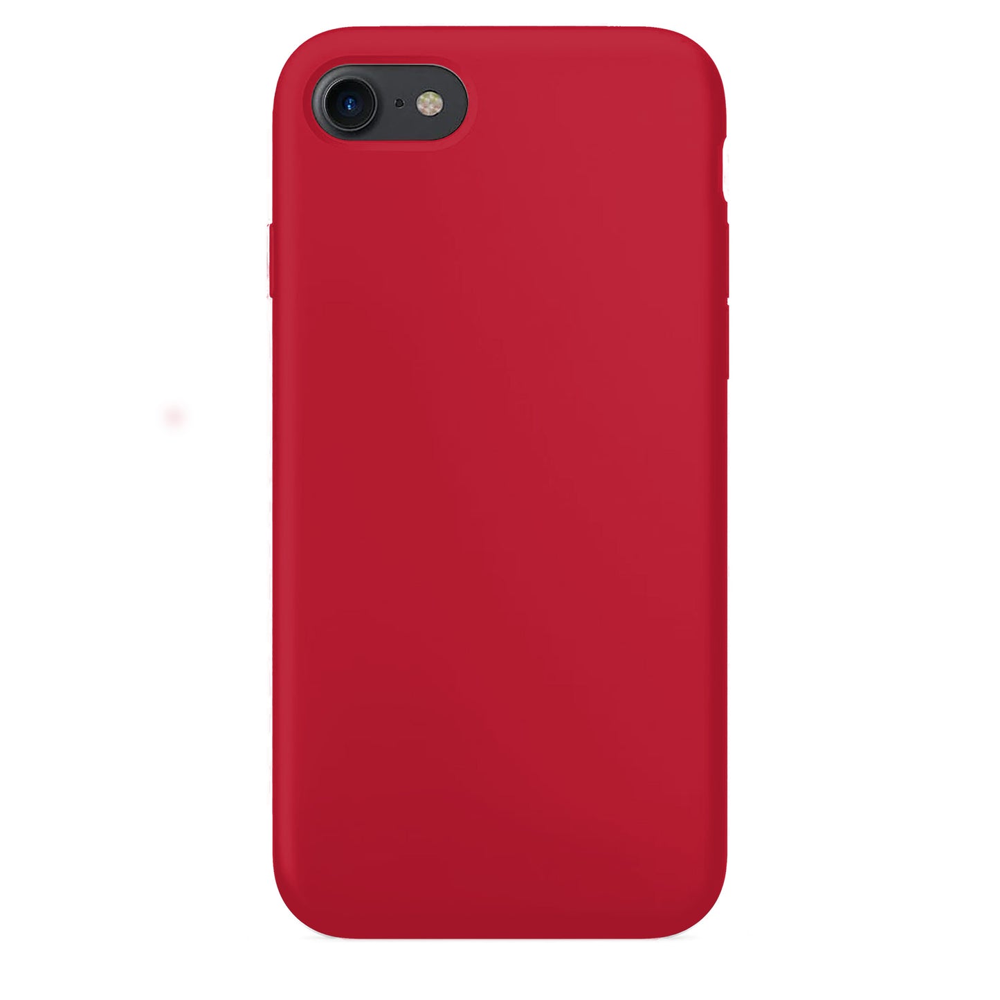 Coque en silicone carmin pour iPhone