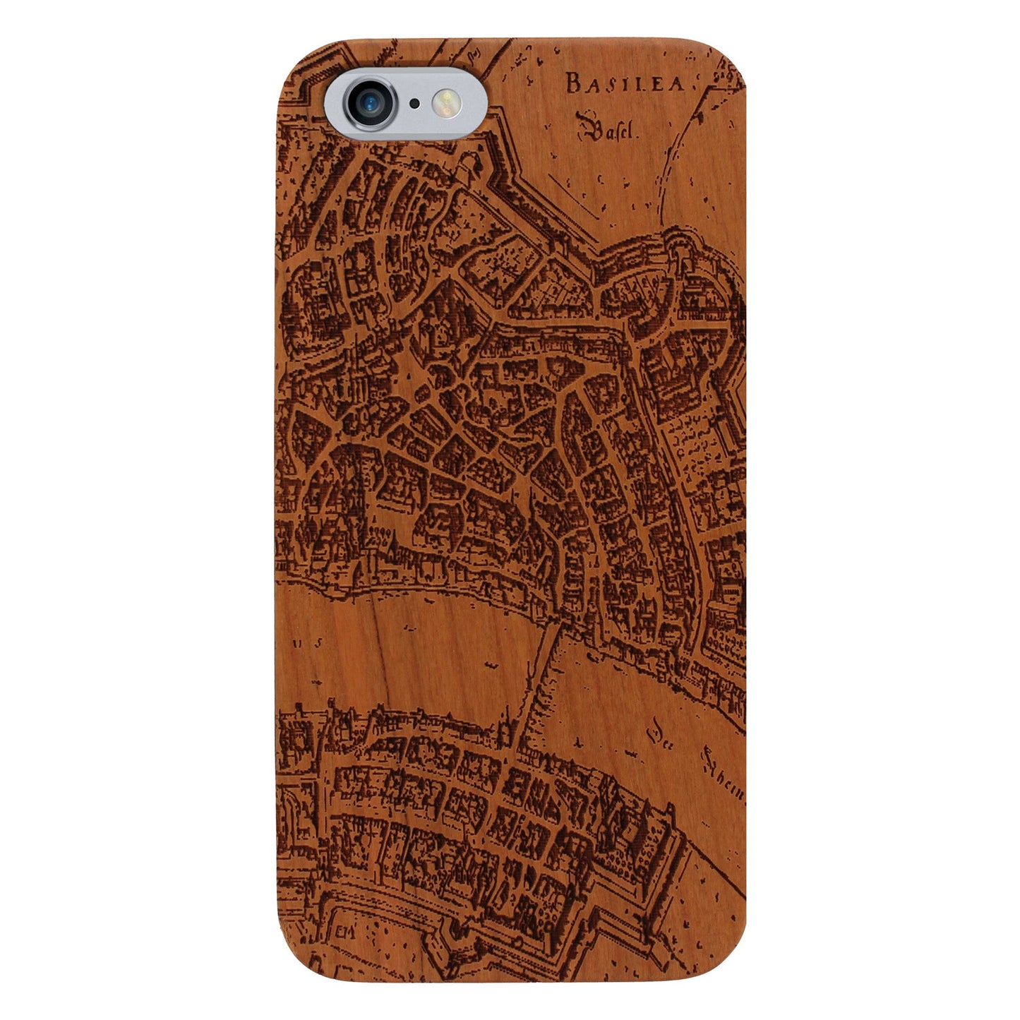 Coque Basel Merian Eden en bois de cerisier pour iPhone 6/6S