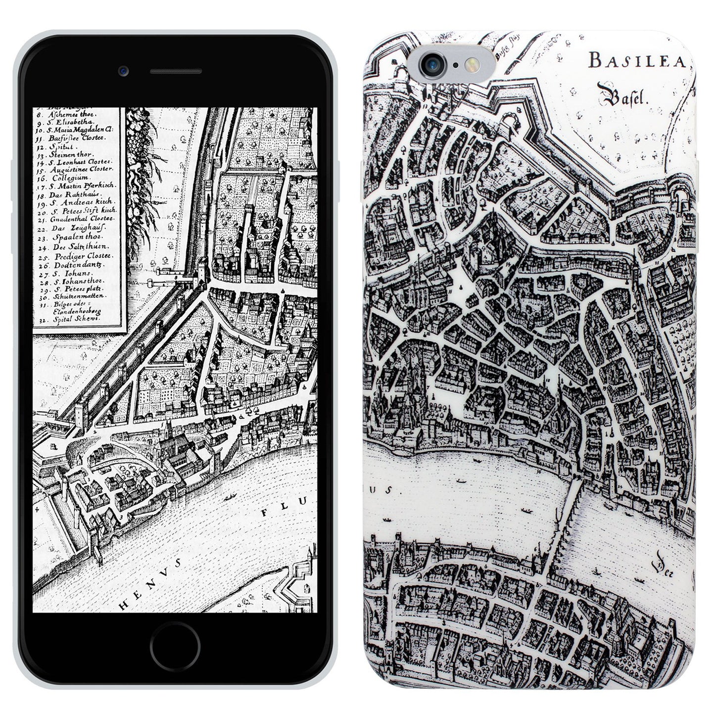 Coque Basel Merian 360° pour iPhone 6/6S