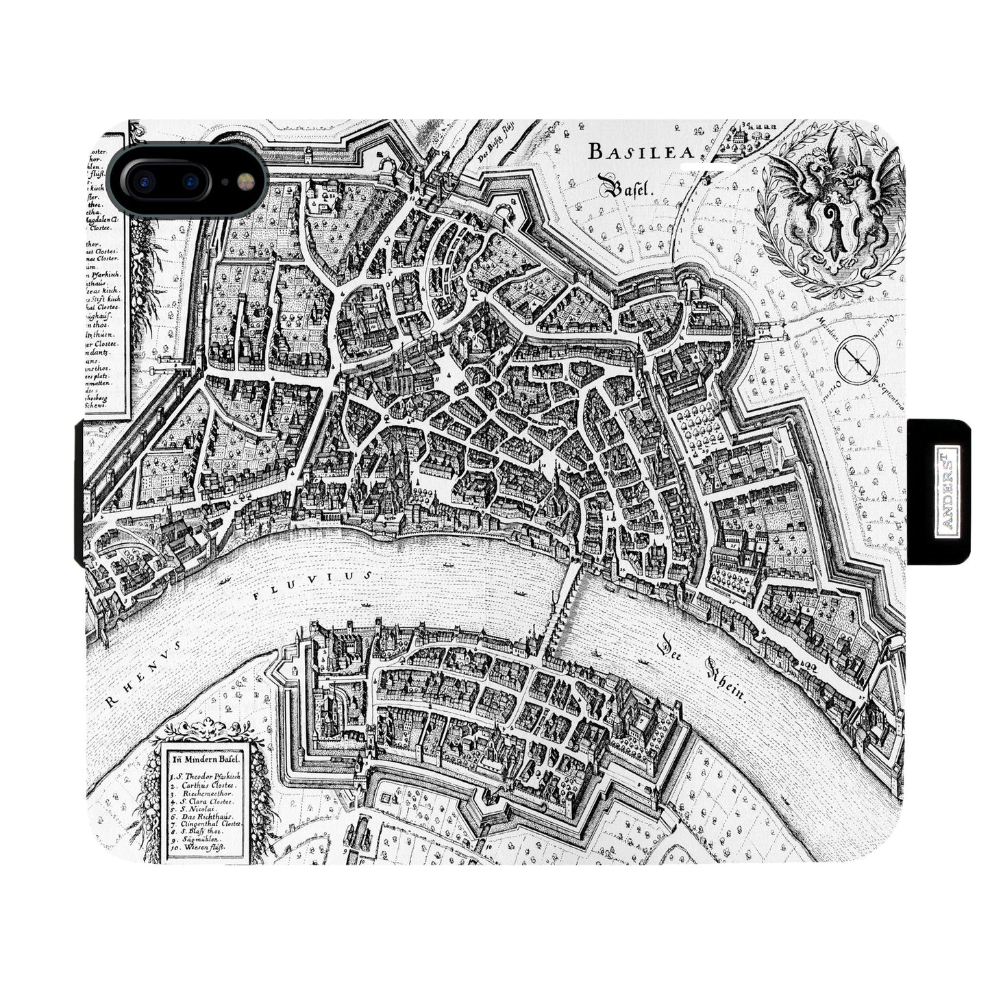 Basel Merian Victor Case for iPhone 6/6S/7/8 Plus
