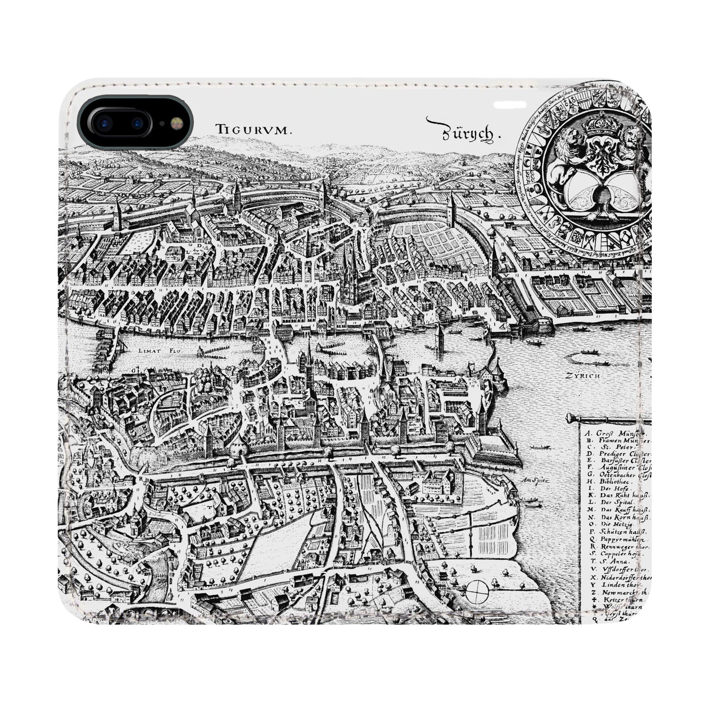 Zurich Merian Panorama Case for iPhone 6/6S/7/8 Plus