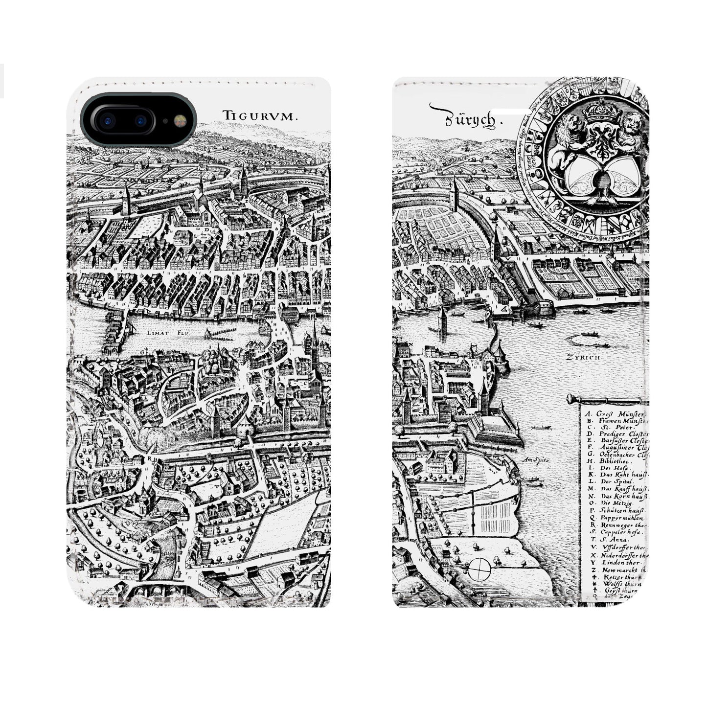 Zurich Merian Panorama Case for iPhone 6/6S/7/8 Plus