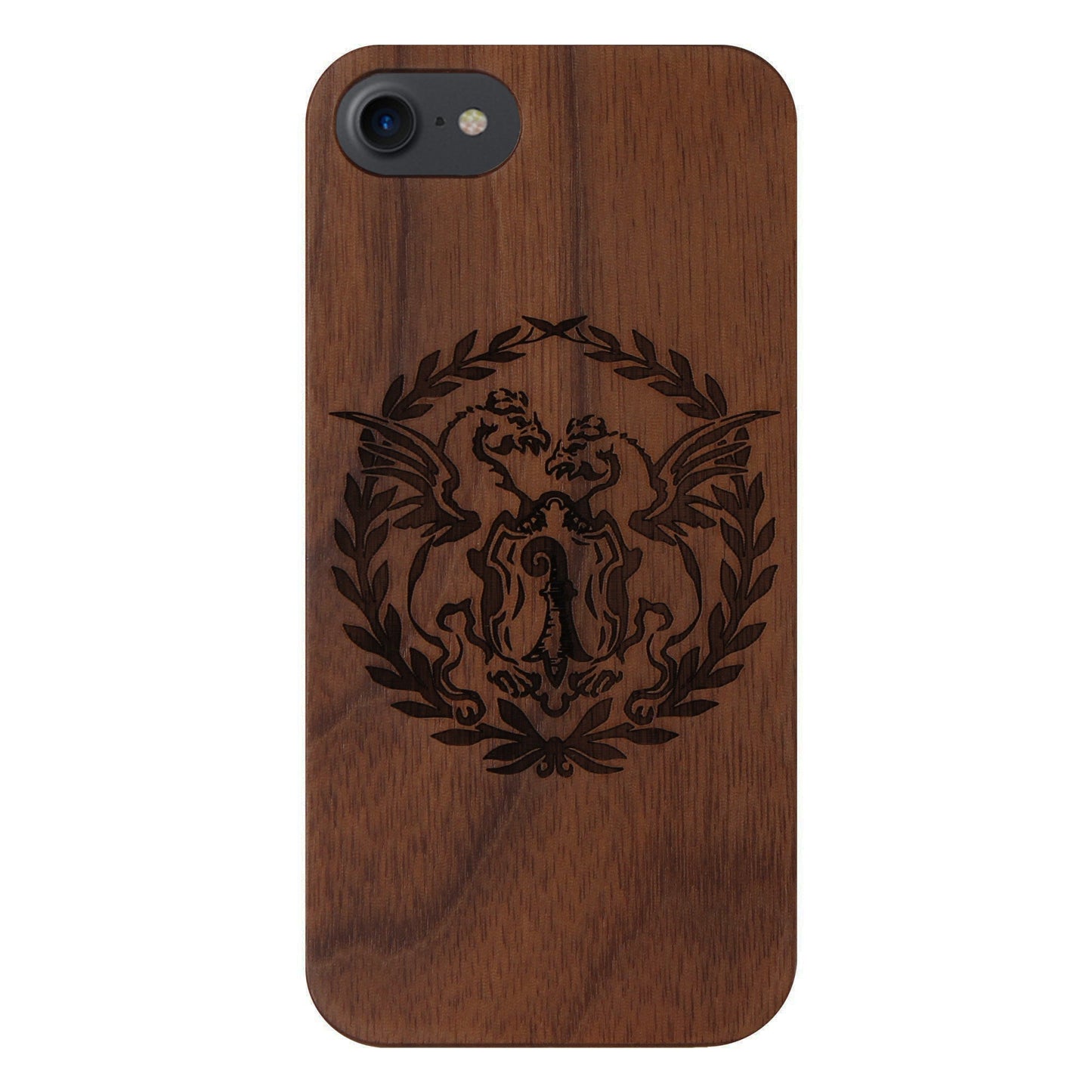 Coque Basilisk Eden en bois de noyer pour iPhone 6/6S/7/8/SE 2/SE 3