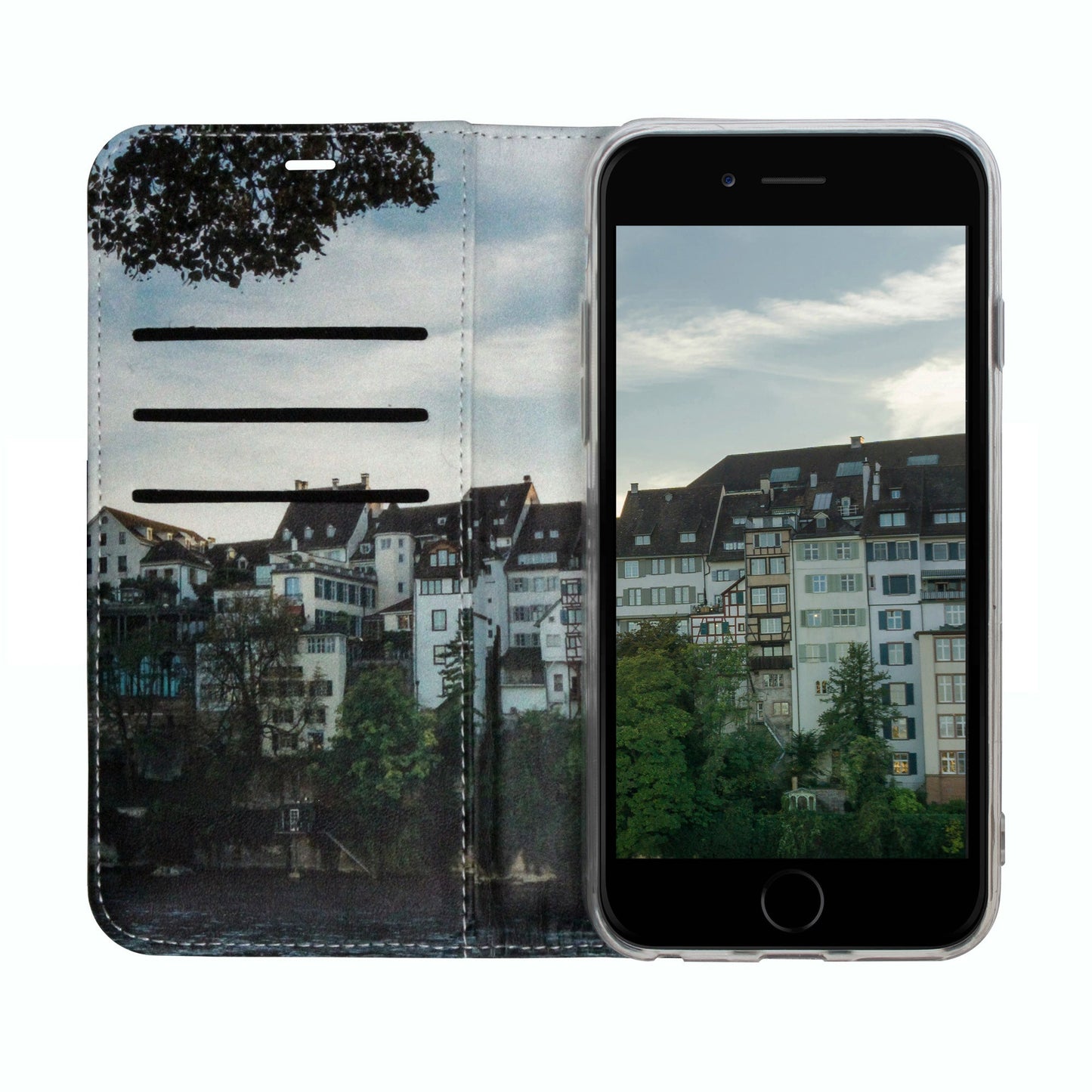 Basel City Rhein Panorama Case for iPhone 6/6S/7/8/SE 2/SE 3