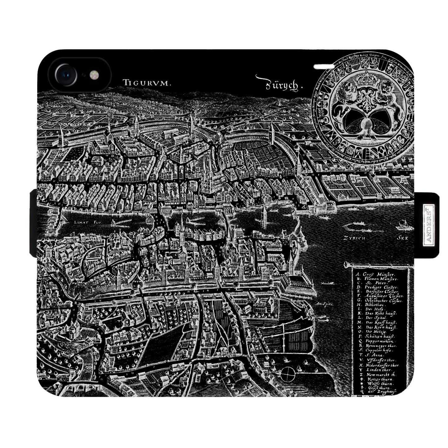 Zurich Merian Negative Victor Case for iPhone 6/6S/7/8/SE 2/SE 3