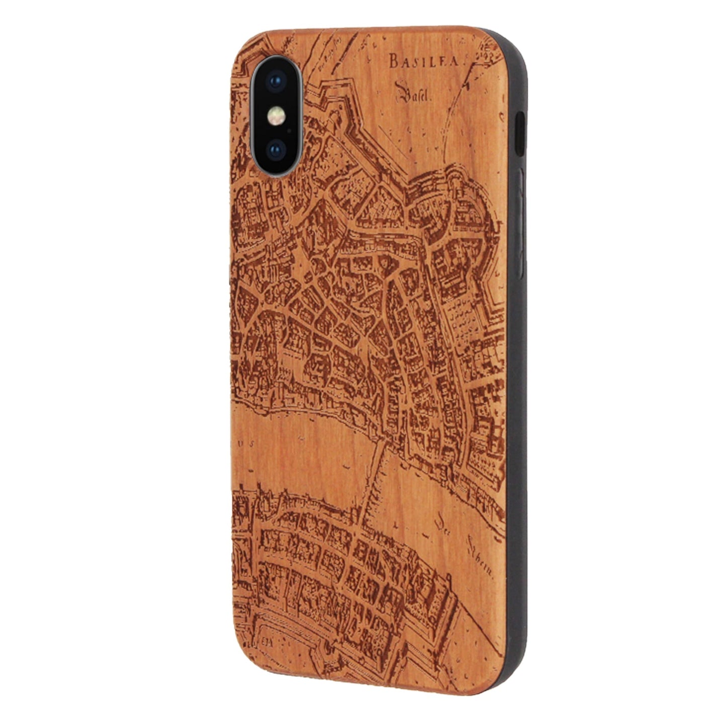 Basel Merian Eden Case aus Kirschholz für iPhone XS Max