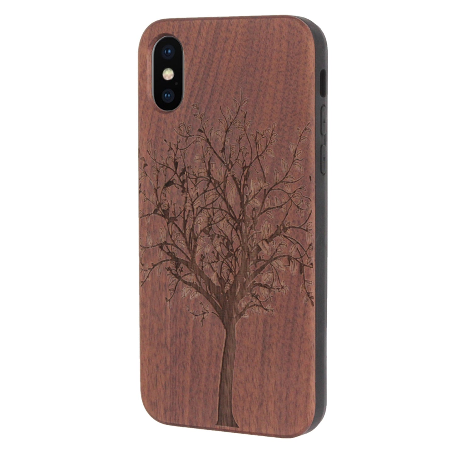 Lebensbaum Eden Case aus Nussbaumholz für iPhone XS Max