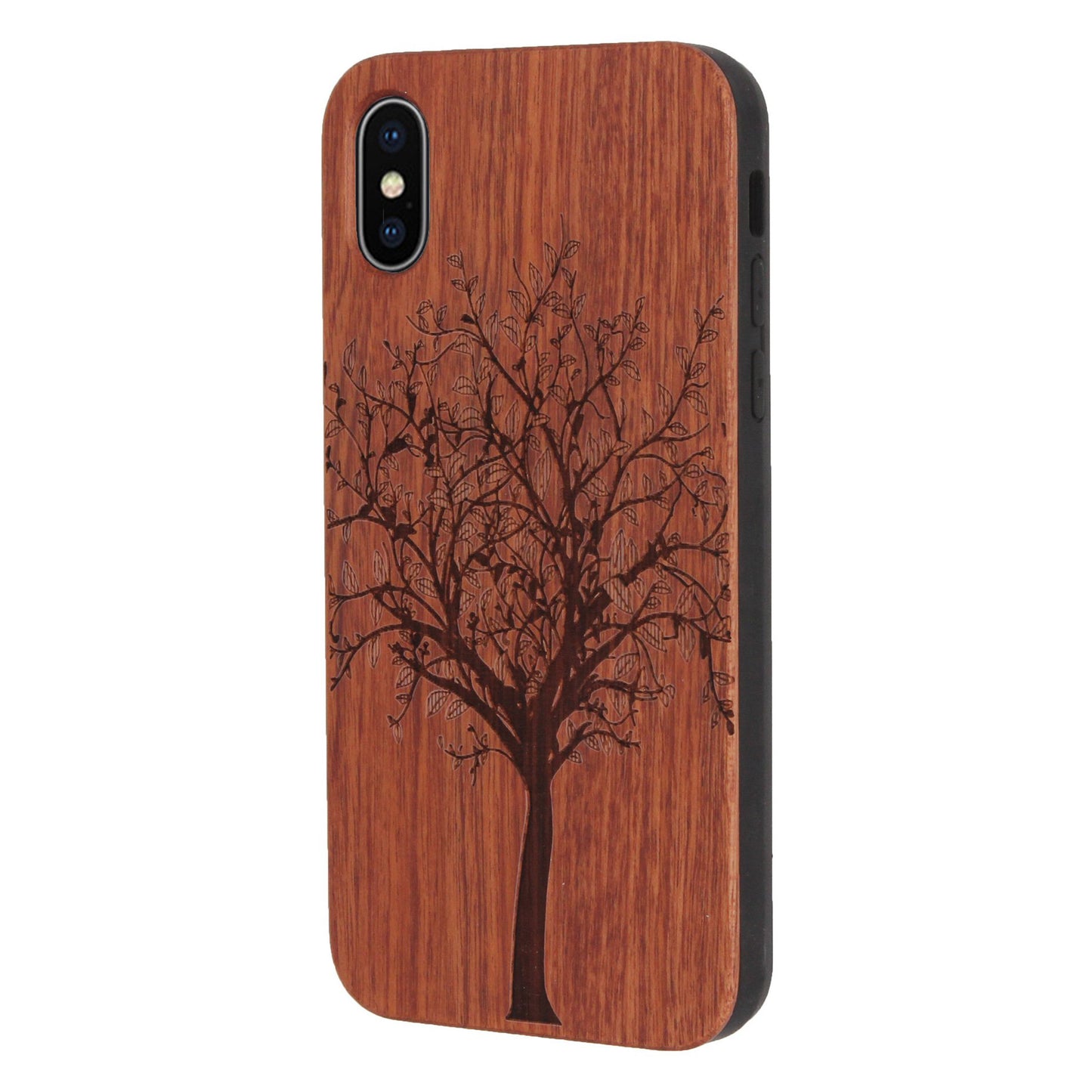 Lebensbaum Eden Case aus Rosenholz für iPhone X/XS