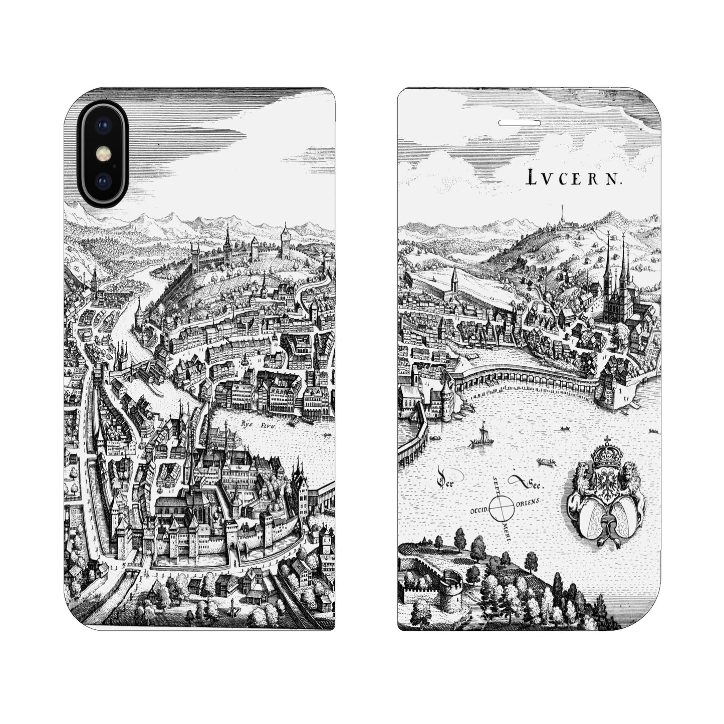 Luzern Merian Panorama Case für iPhone X/XS