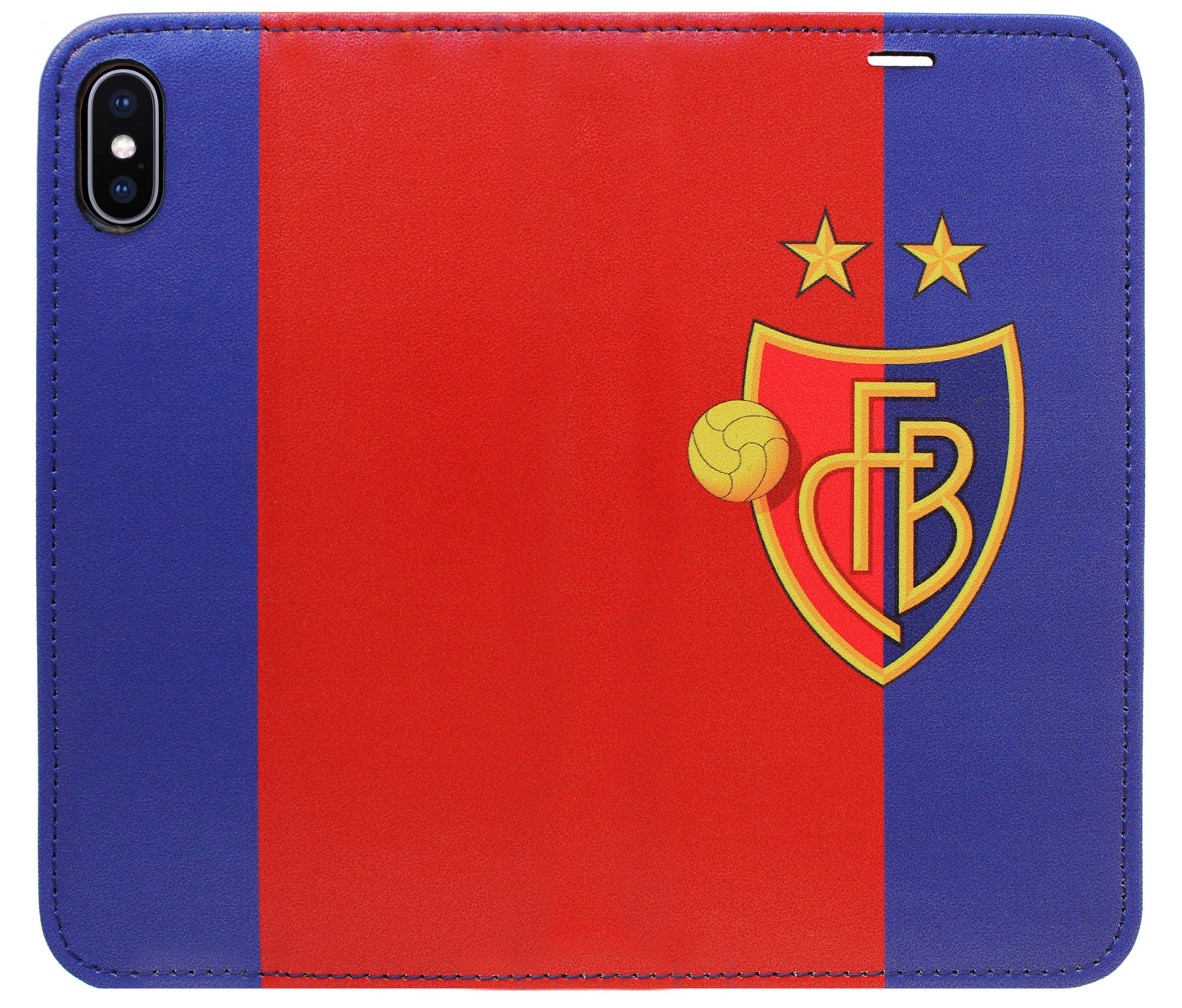 Coque FCB Panorama Rouge / Bleu pour iPhone X/XS