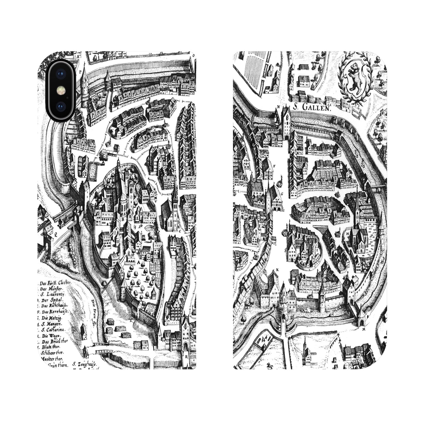 St. Gallen Merian Panorama Case for iPhone X/XS