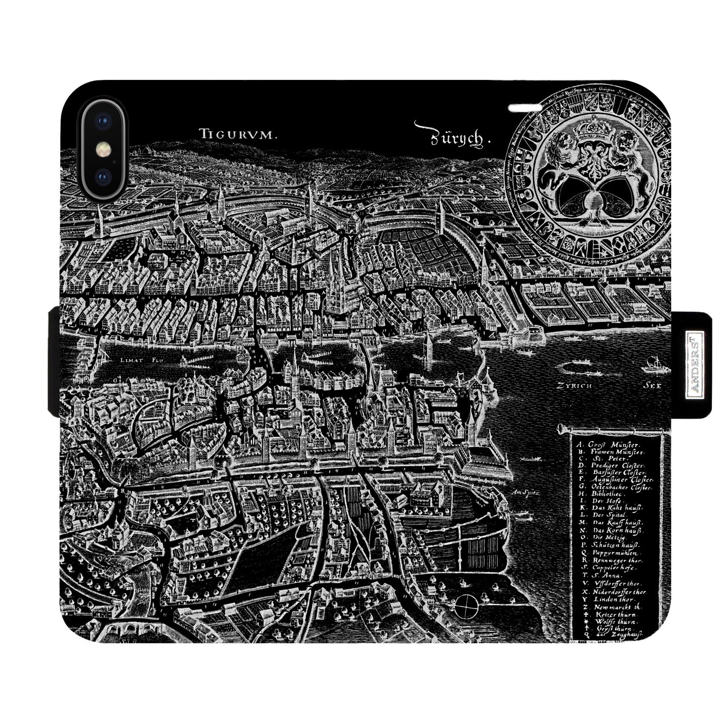 Zurich Merian Negative Victor Case for iPhone X/XS