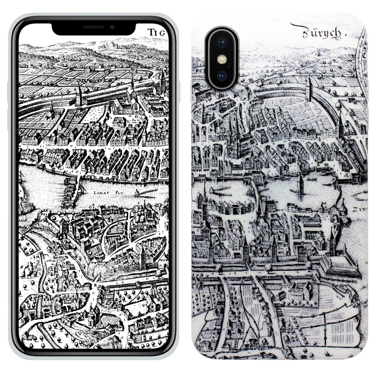 Zürich Merian 360° Case für iPhone X/XS