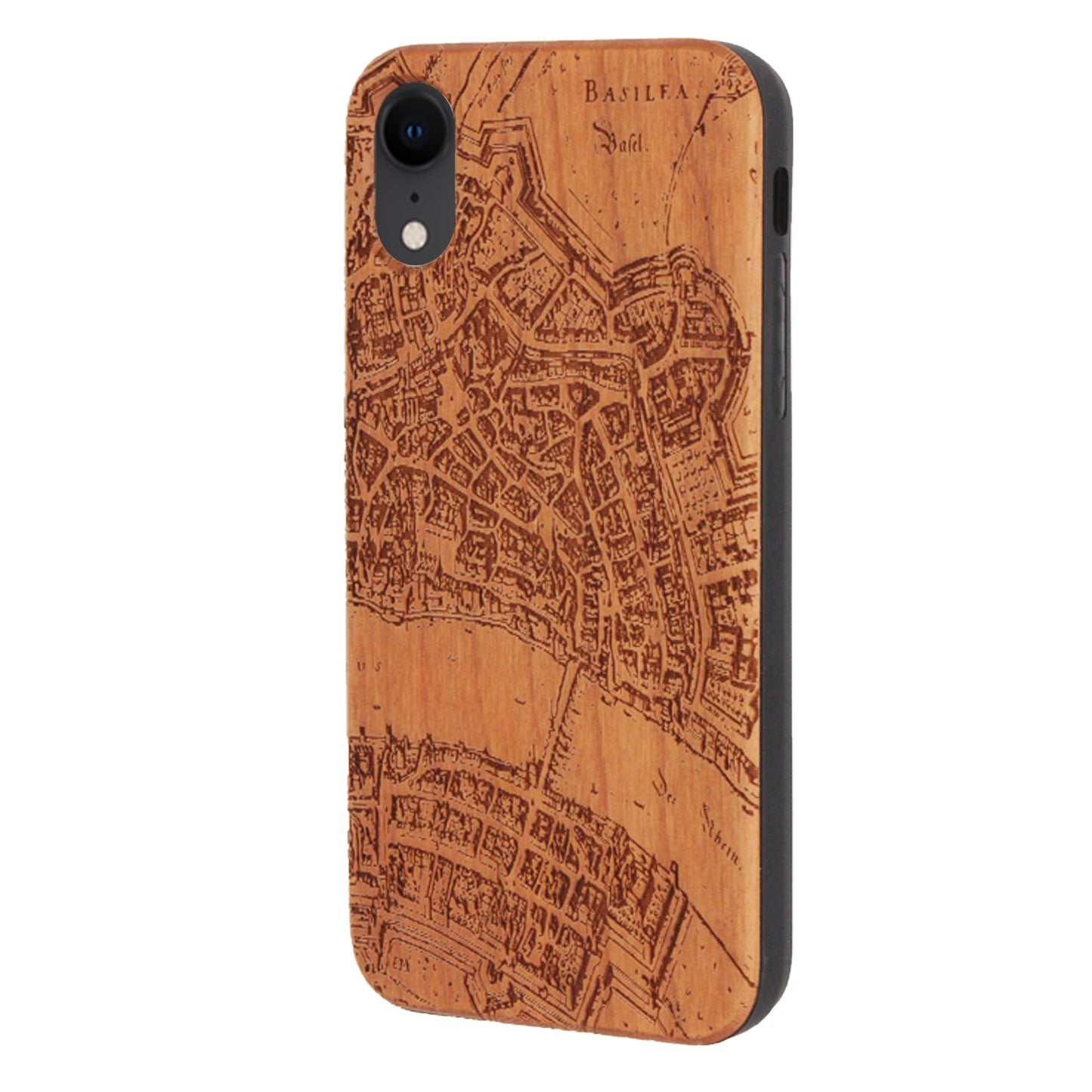 Basel Merian Eden Case aus Kirschholz für iPhone XR