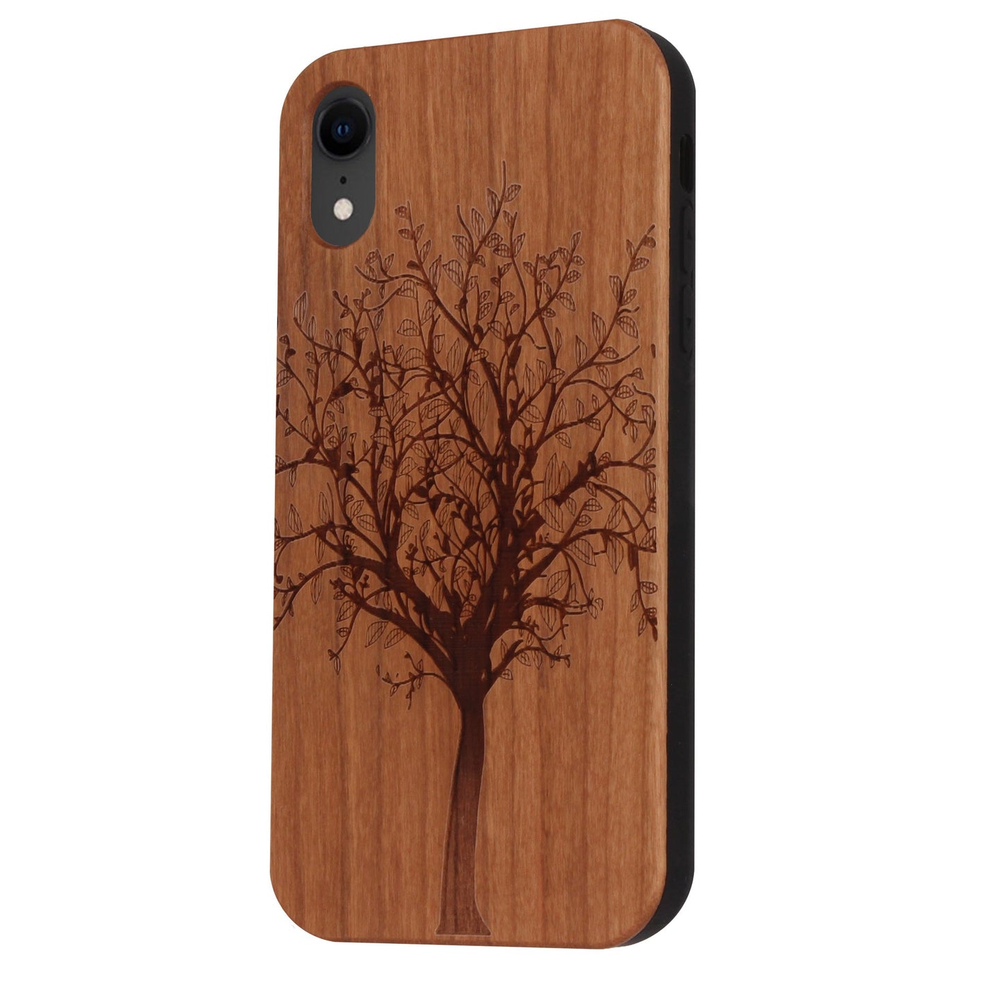 Lebensbaum Eden Case aus Kirschholz für iPhone XR
