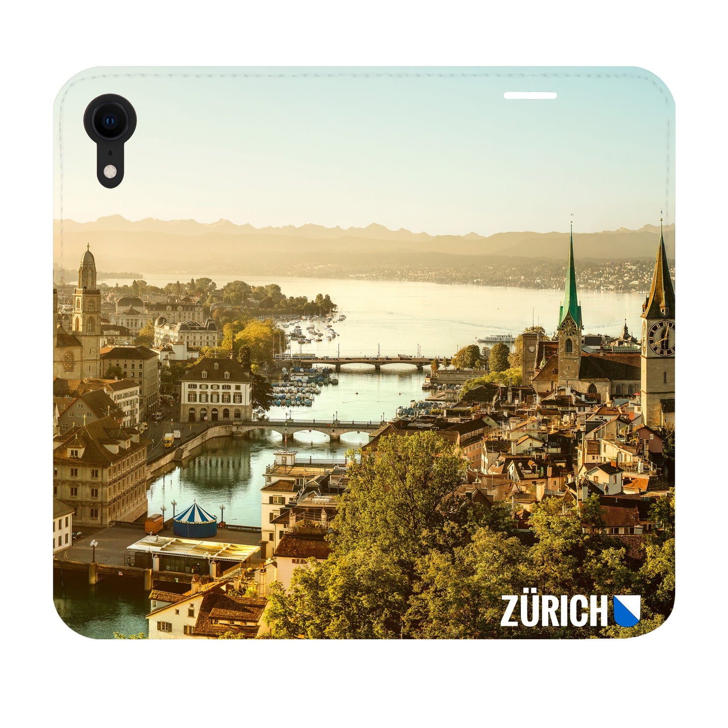 Coque Zurich City from Above Panorama pour iPhone XR