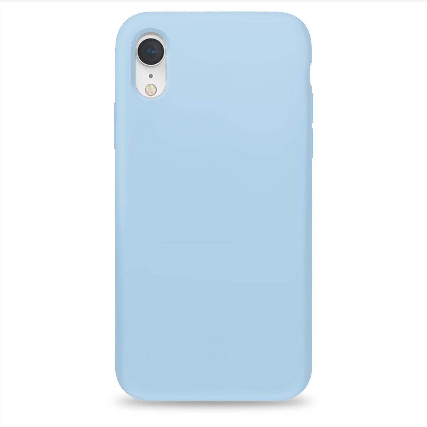 Coque en silicone violet lilas pour iPhone et Samsung