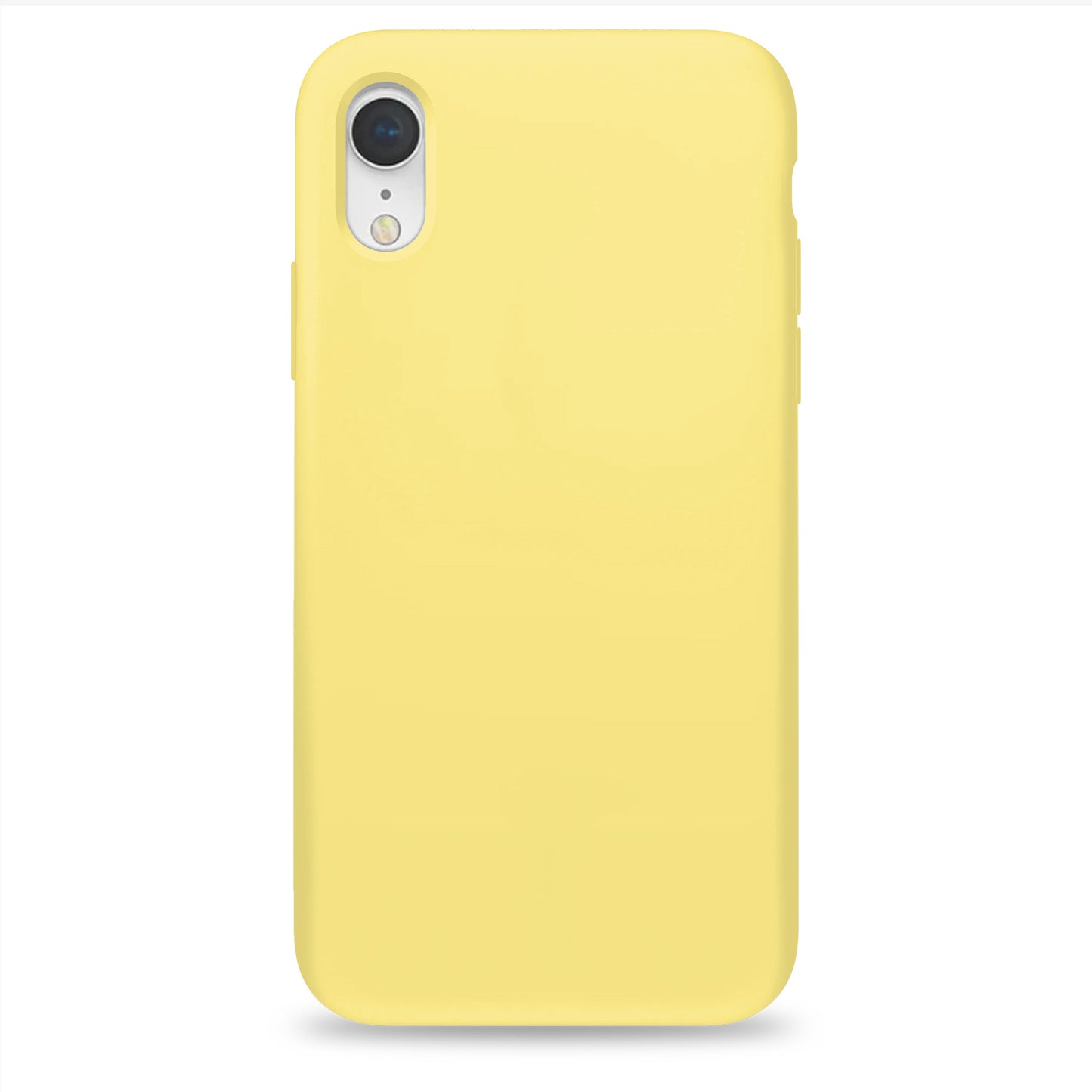 Yellow silicone case for iPhone and Samsung